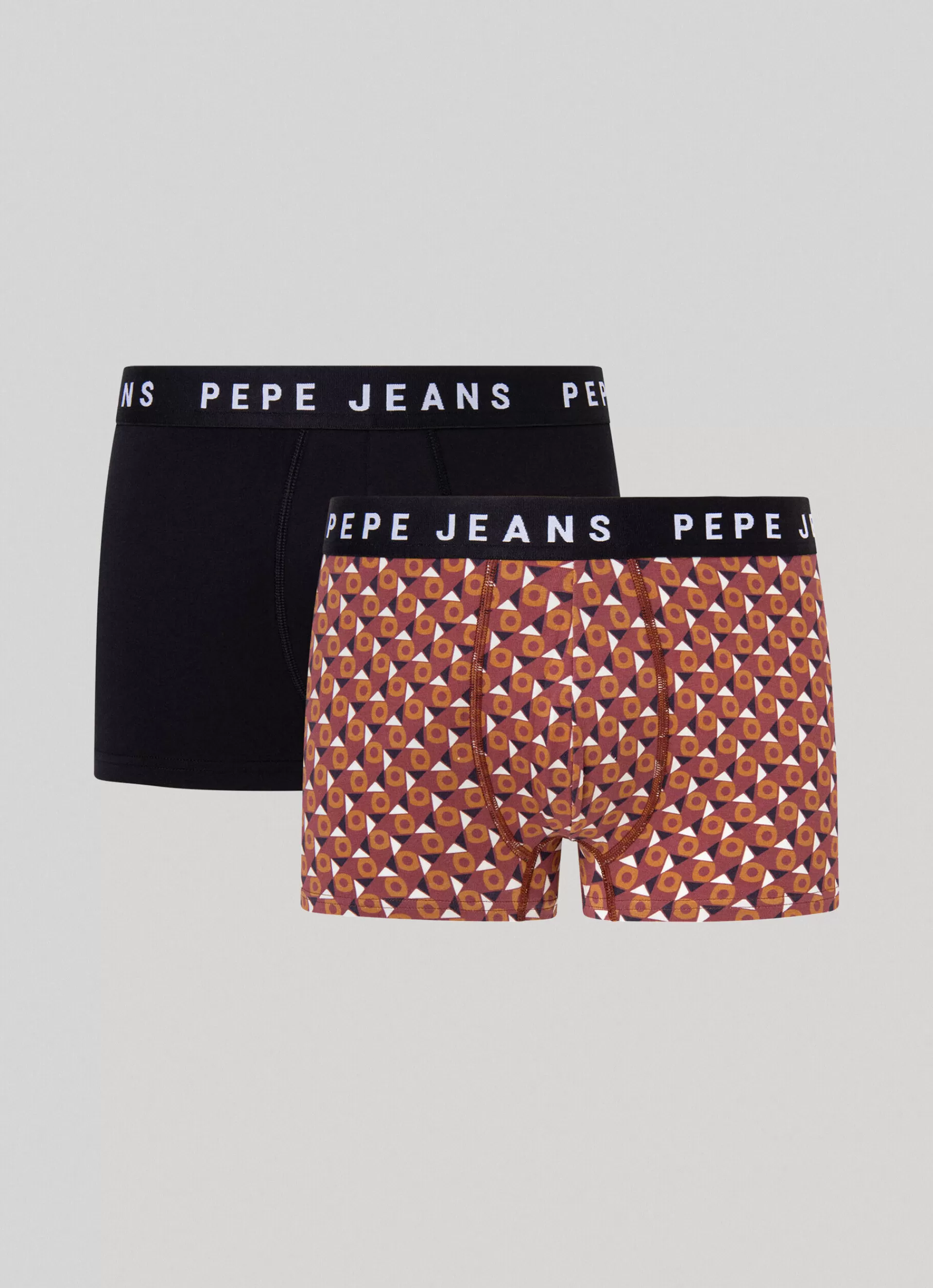 Underwear*Men Pepe Jeans 2-PACK MIXED BOXERS Bordeaux Red- Not Available