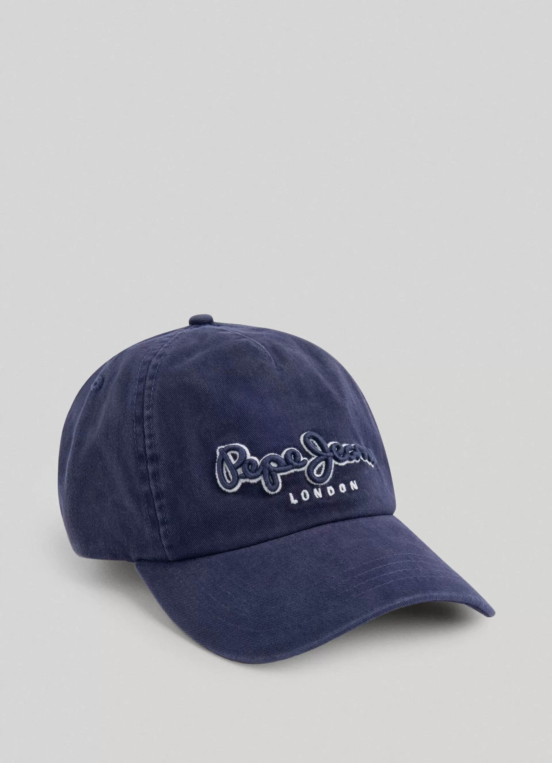 Hats & Caps*Women | Men Pepe Jeans 3D EMBROIDERED LOGO CAP Dulwich Blue