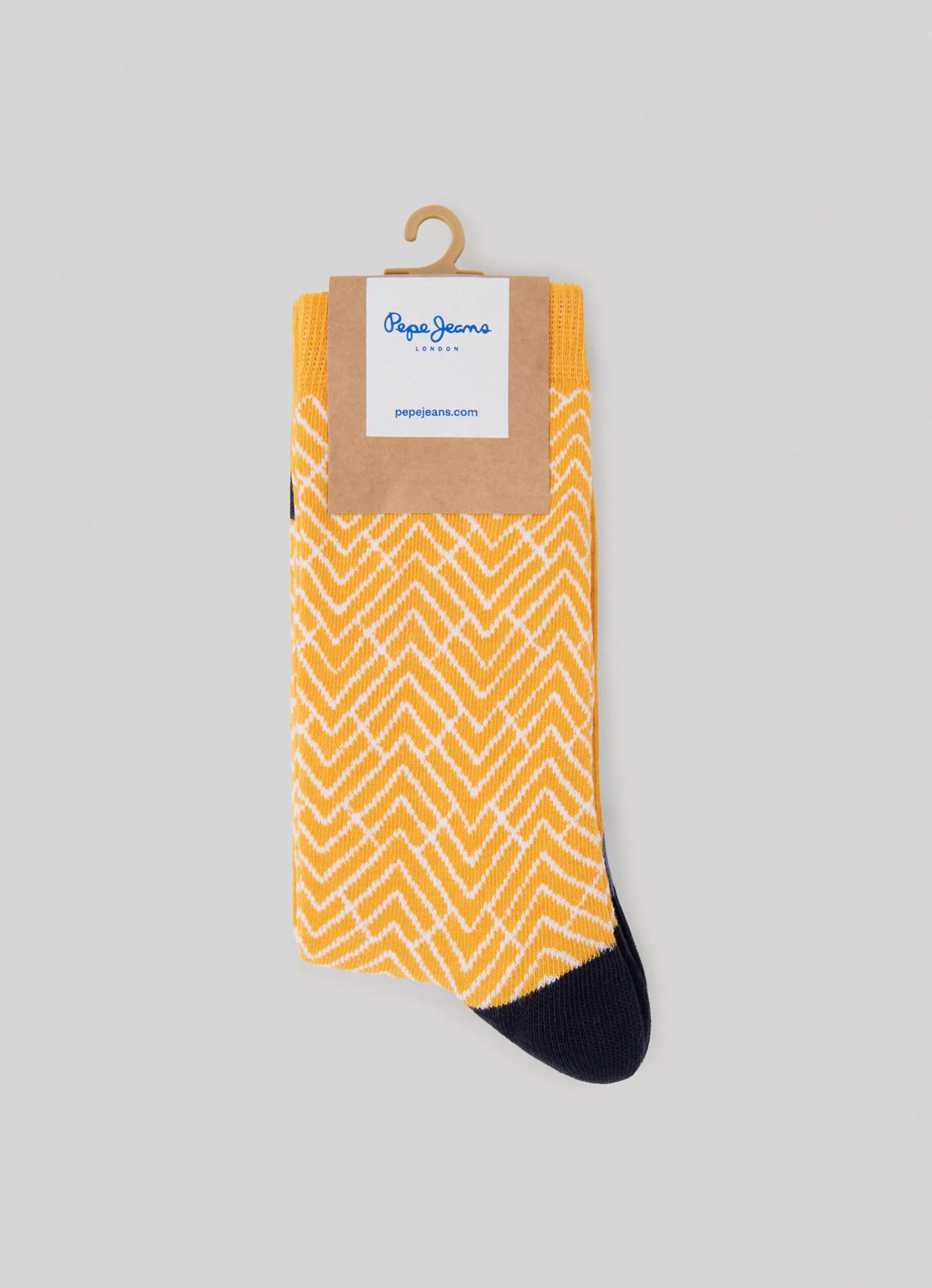 Underwear*Women Pepe Jeans 3-PACK GEOMETRIC CREW SOCKS Ochre Yellow