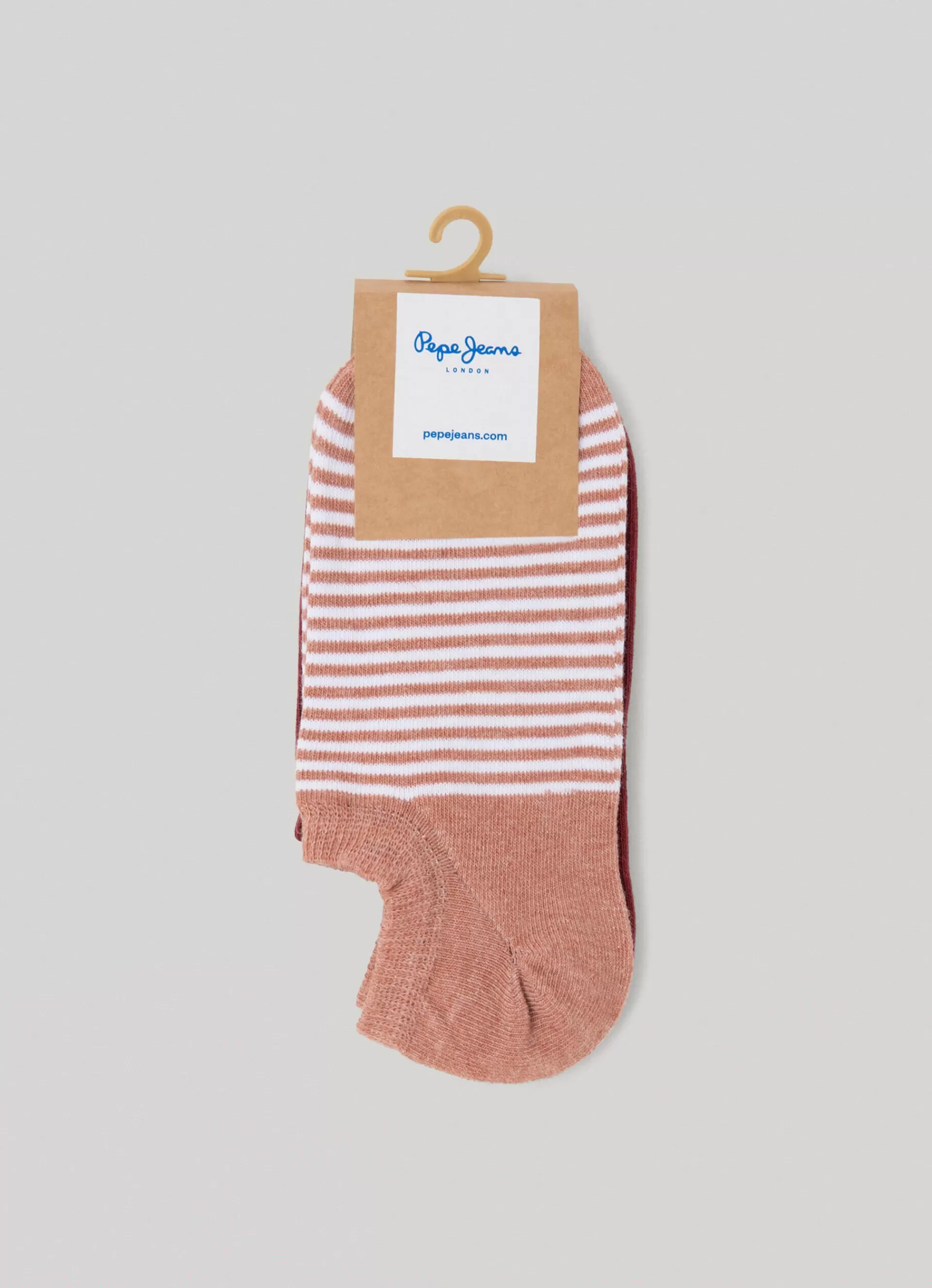 Underwear*Women Pepe Jeans 3-PACK MIXED ANKLE SOCKS Tobacco Brown- Not Available