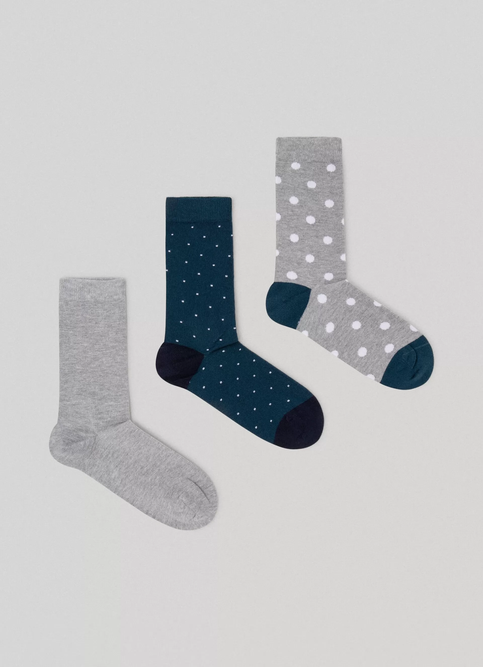 Underwear*Women Pepe Jeans 3-PACK MIXED CREW SOCKS Marl Grey- Not Available