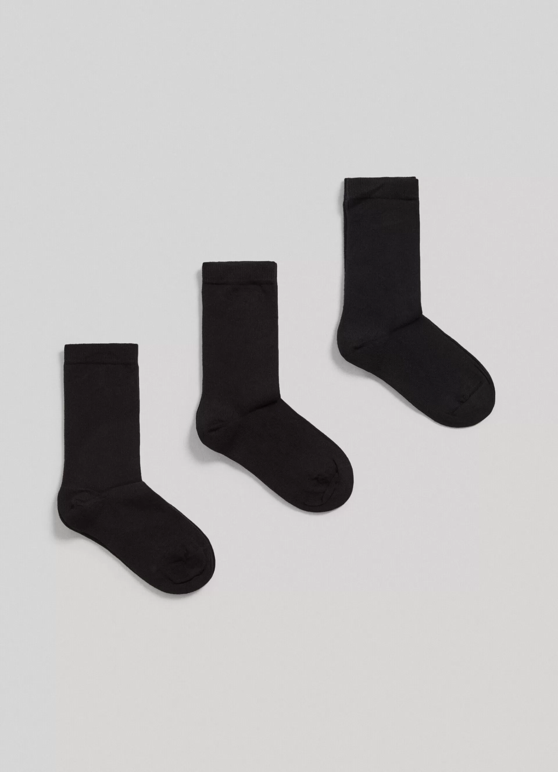 Underwear*Women Pepe Jeans 3-PACK PLAIN CREW SOCKS Black