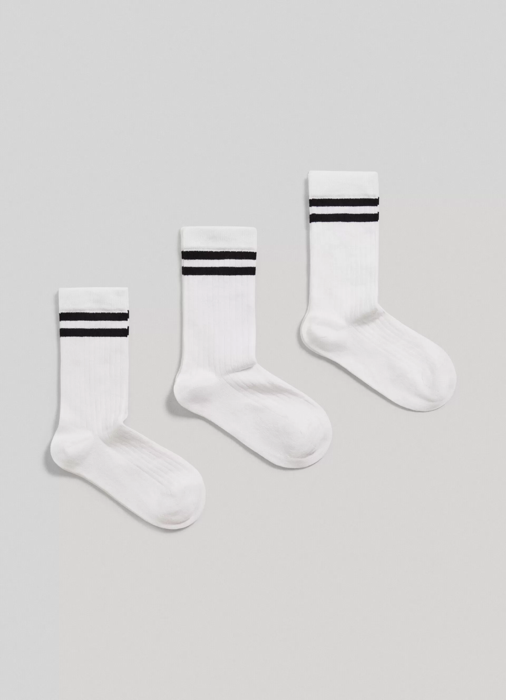 Underwear*Women Pepe Jeans 3-PACK RIBBED CREW SOCKS White