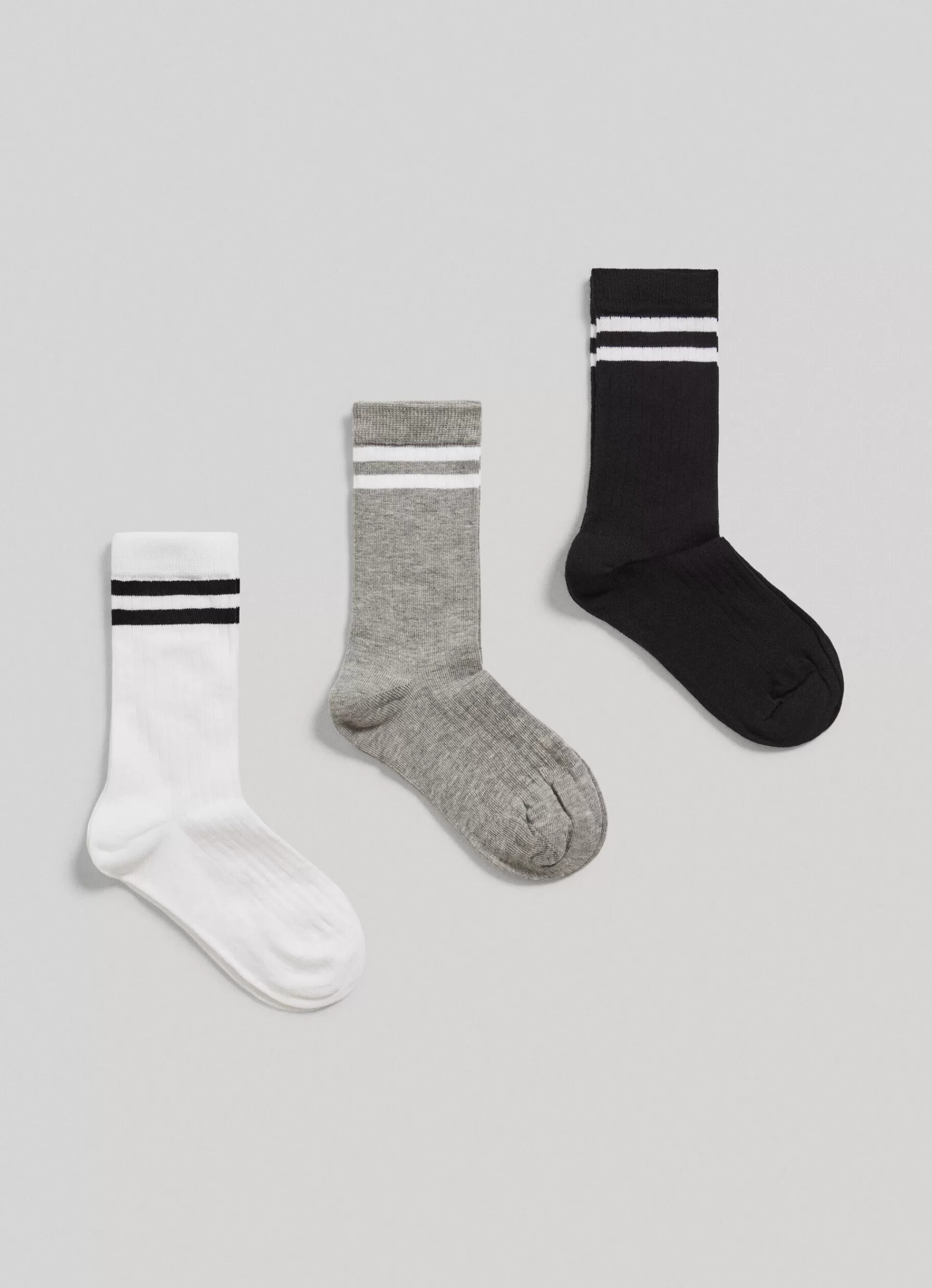 Underwear*Women Pepe Jeans 3-PACK RIBBED CREW SOCKS Multi