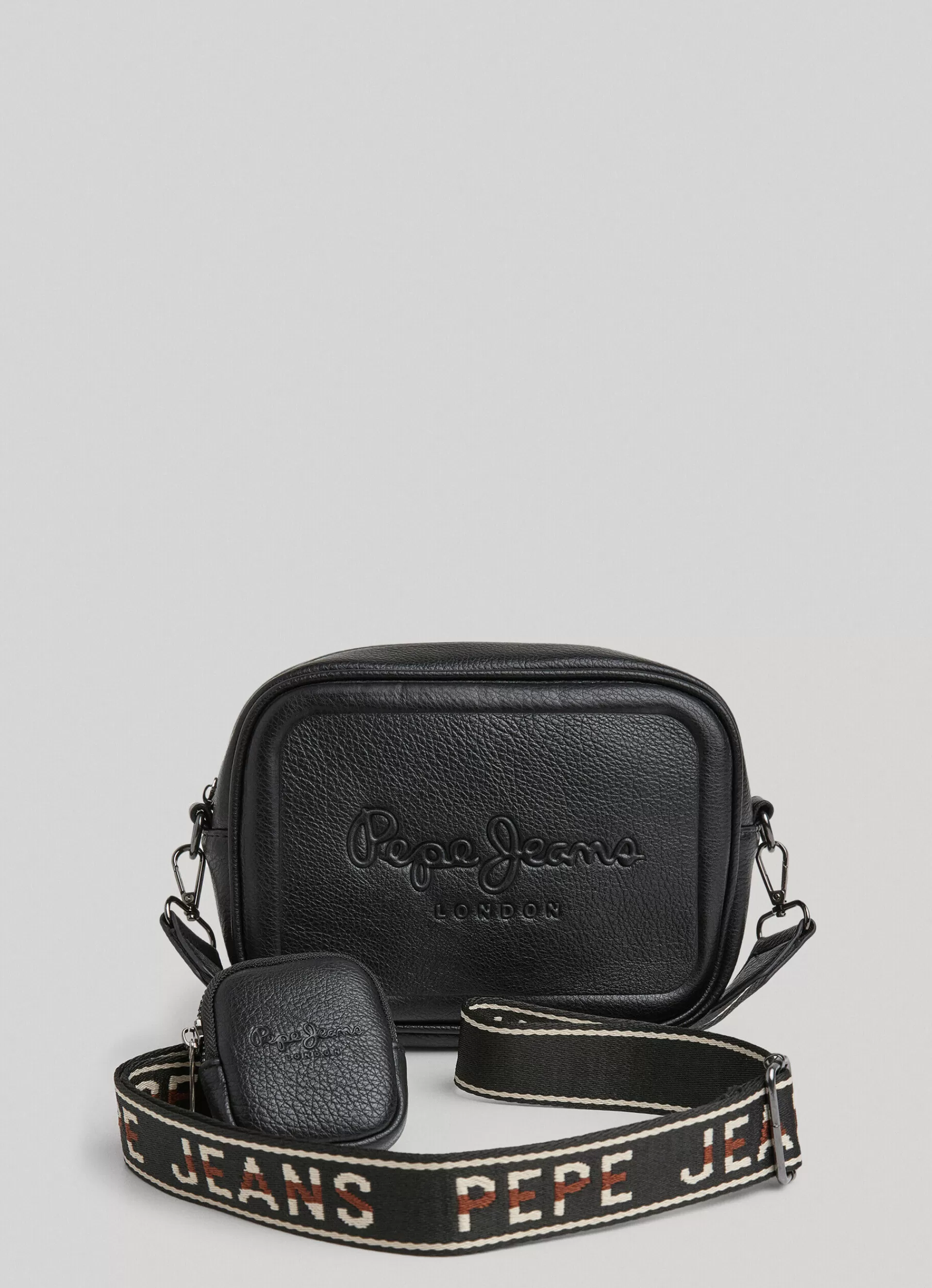 Bags & Backpacks*Women Pepe Jeans ADJUSTABLE HANDLE CAMERA BAG Black