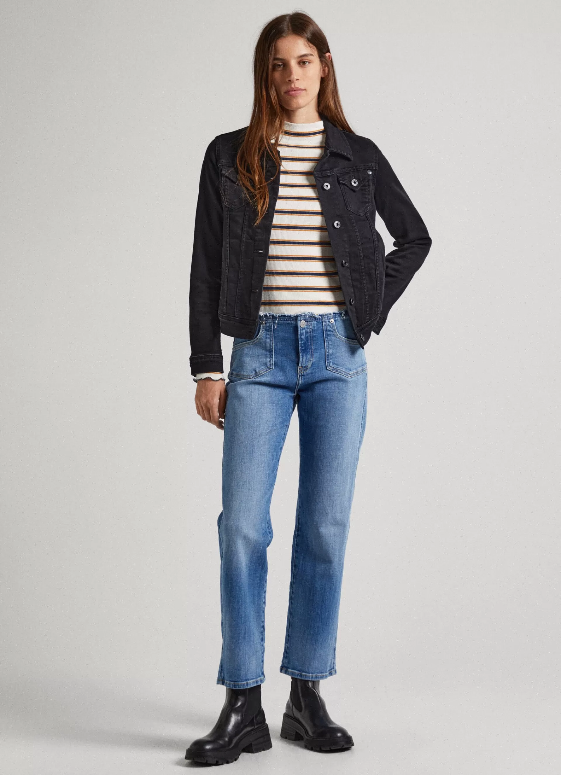 Straight | Jeans*Women Pepe Jeans ALEX STRAIGHT FIT LOW-RISE JEANS Denim