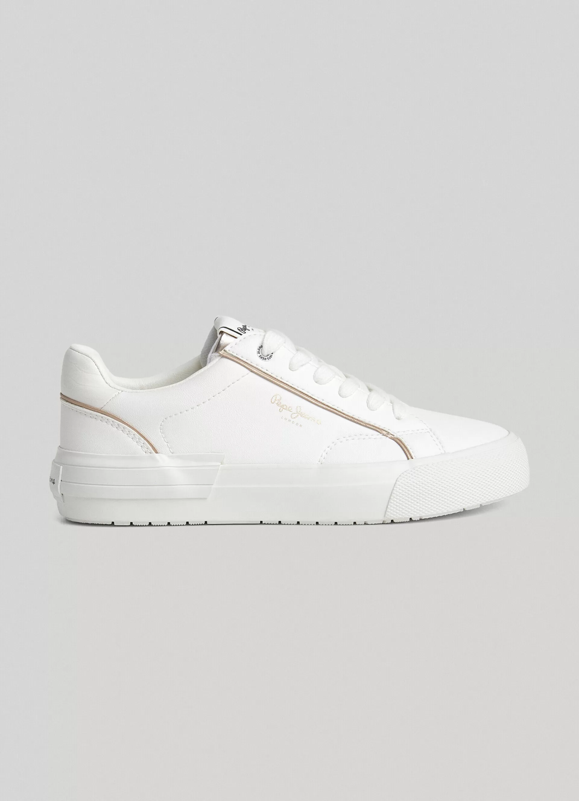 Sneakers*Women Pepe Jeans ALLEN LOW BASIC TRAINERS White