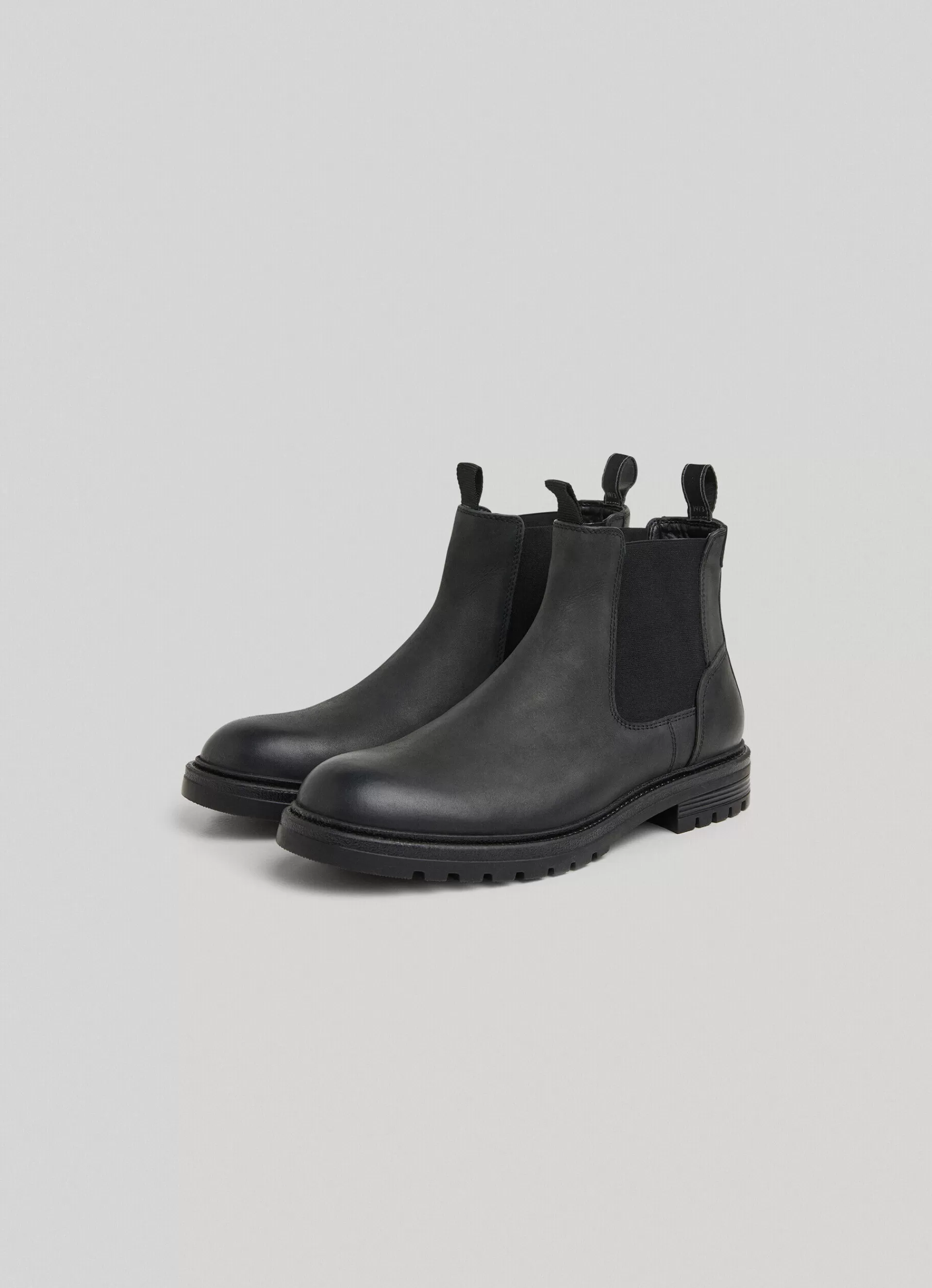 Boots and Shoes*Men Pepe Jeans ANKLE BOOTS WITH ELASTICS Black