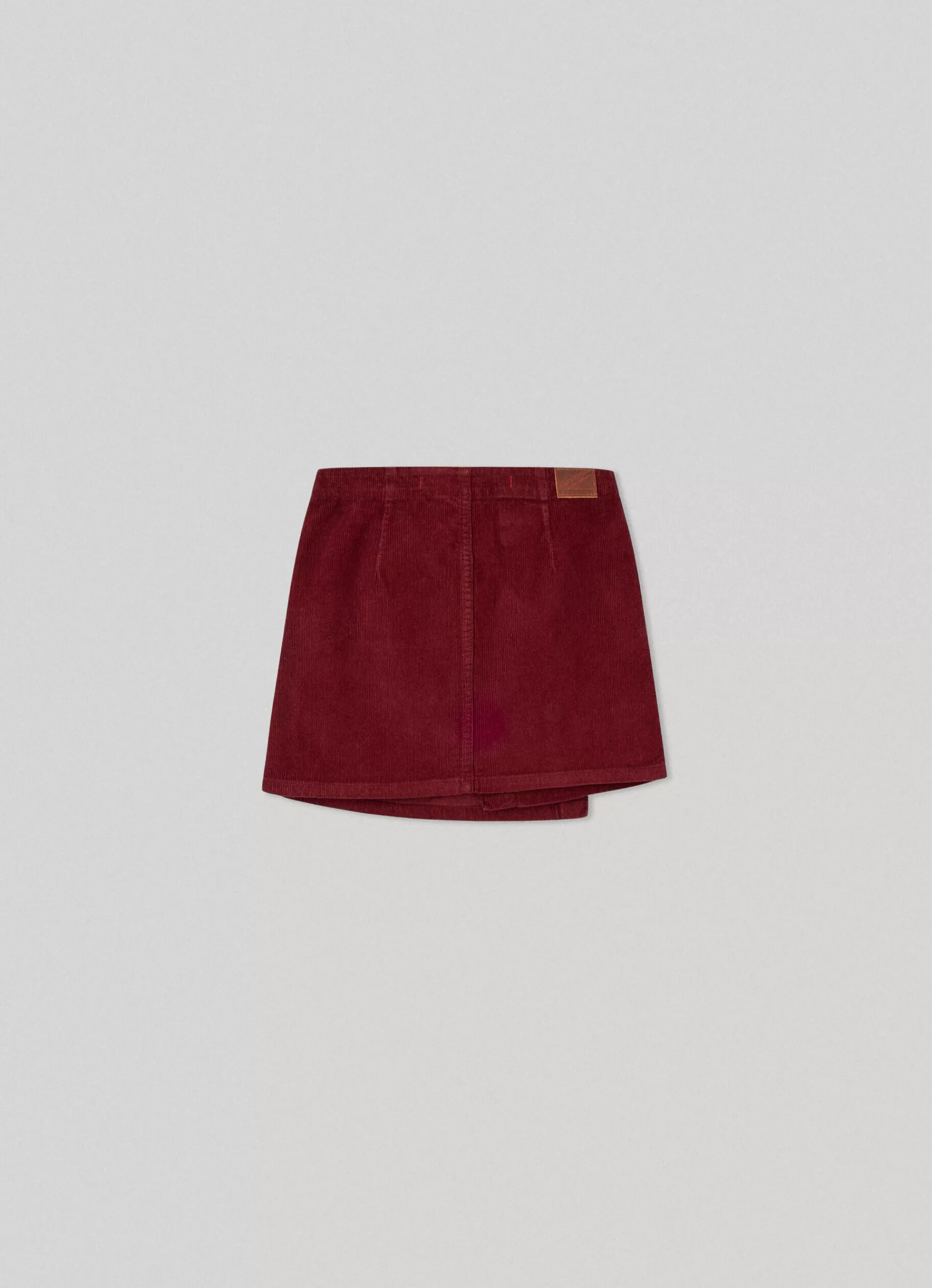 Dresses & Jumpsuits*KIDS Pepe Jeans ASYMMETRICAL CORDUROY SKIRT Burgundy Red