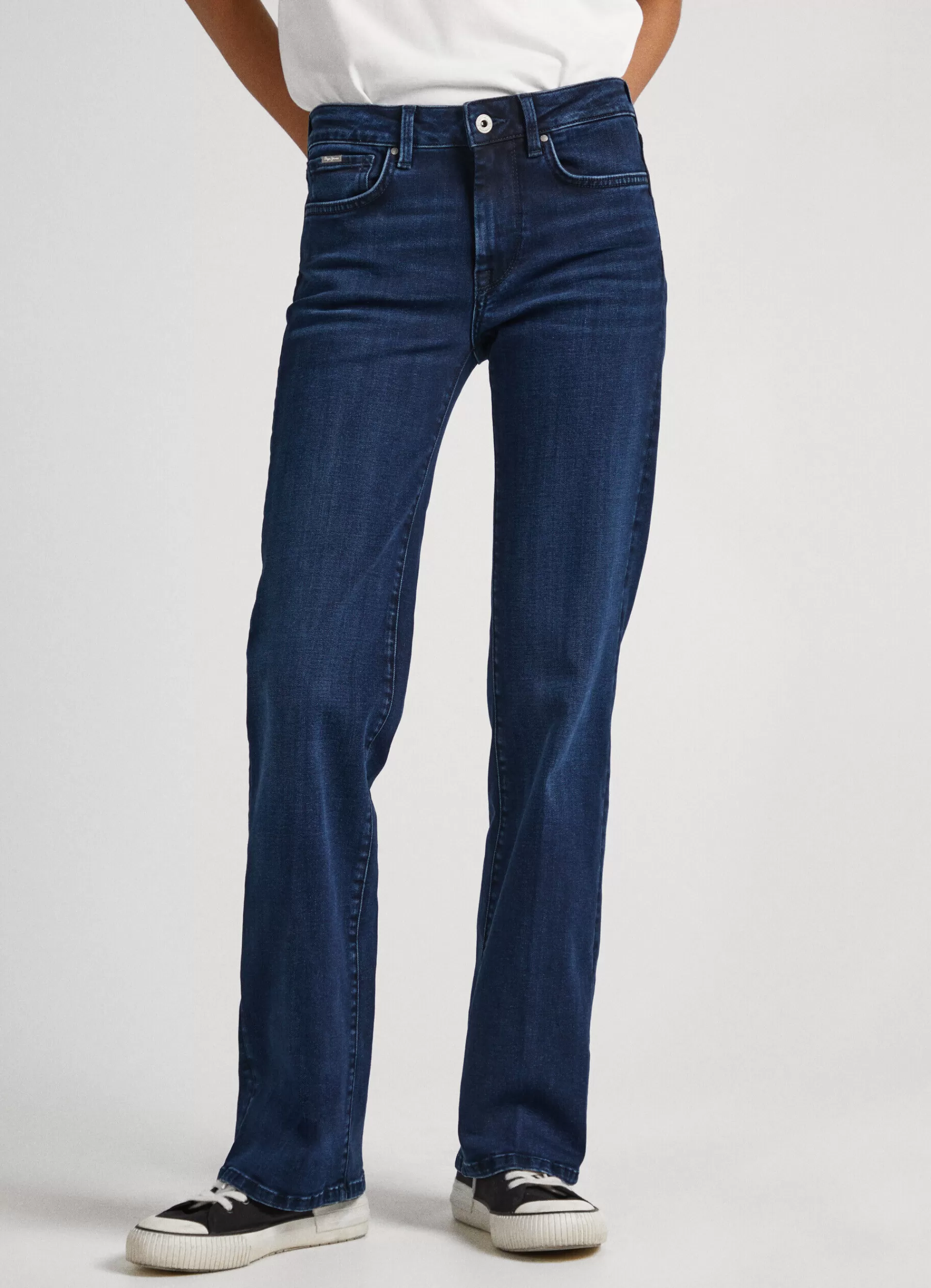 Flare & Bootcut | Jeans*Women Pepe Jeans AUBREY SLIM FIT MID-RISE JEANS Denim