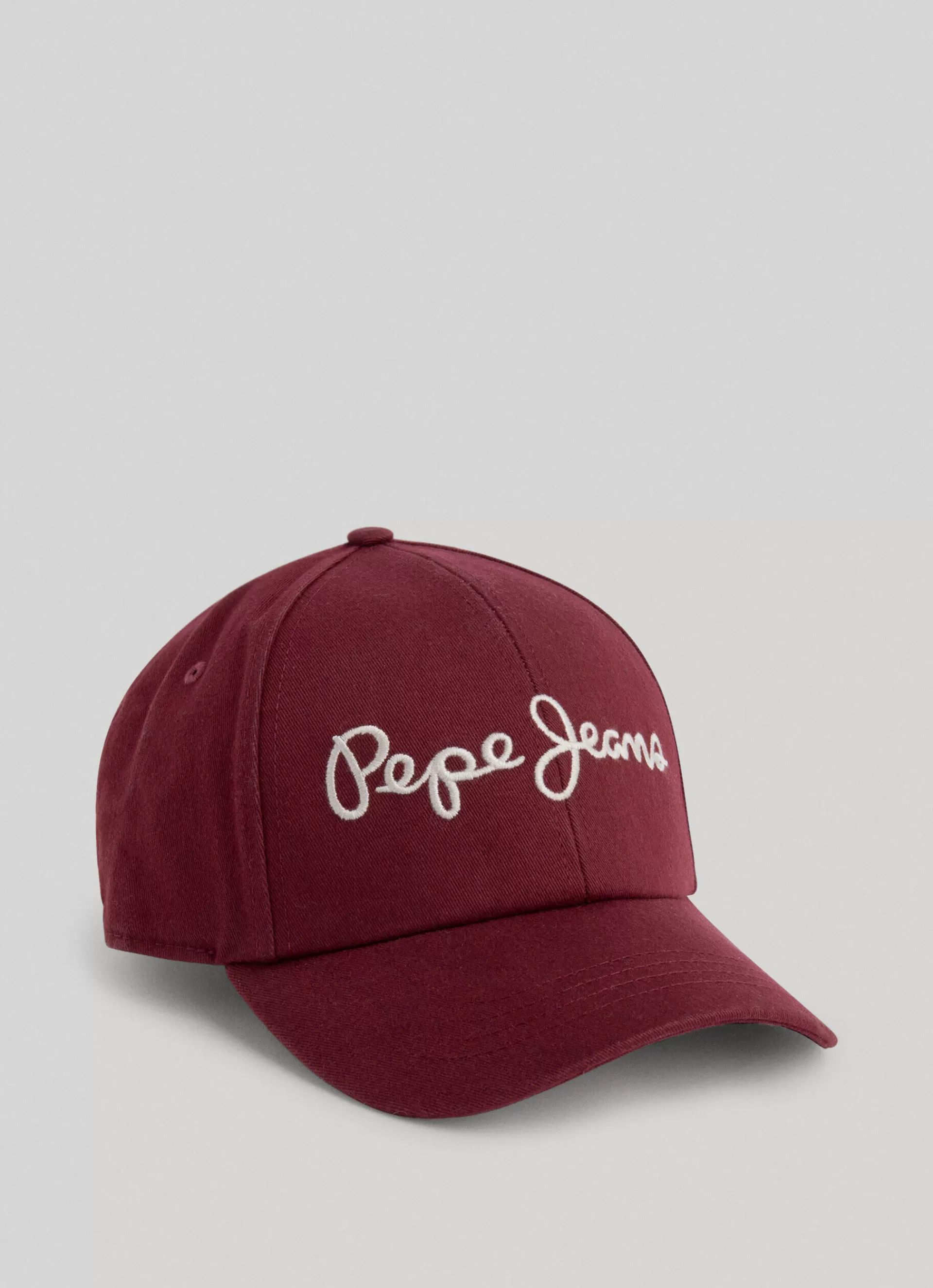 Hats & Caps*Women | Men Pepe Jeans BASIC CAP WITH EMBROIDERED LOGO Burgundy Red