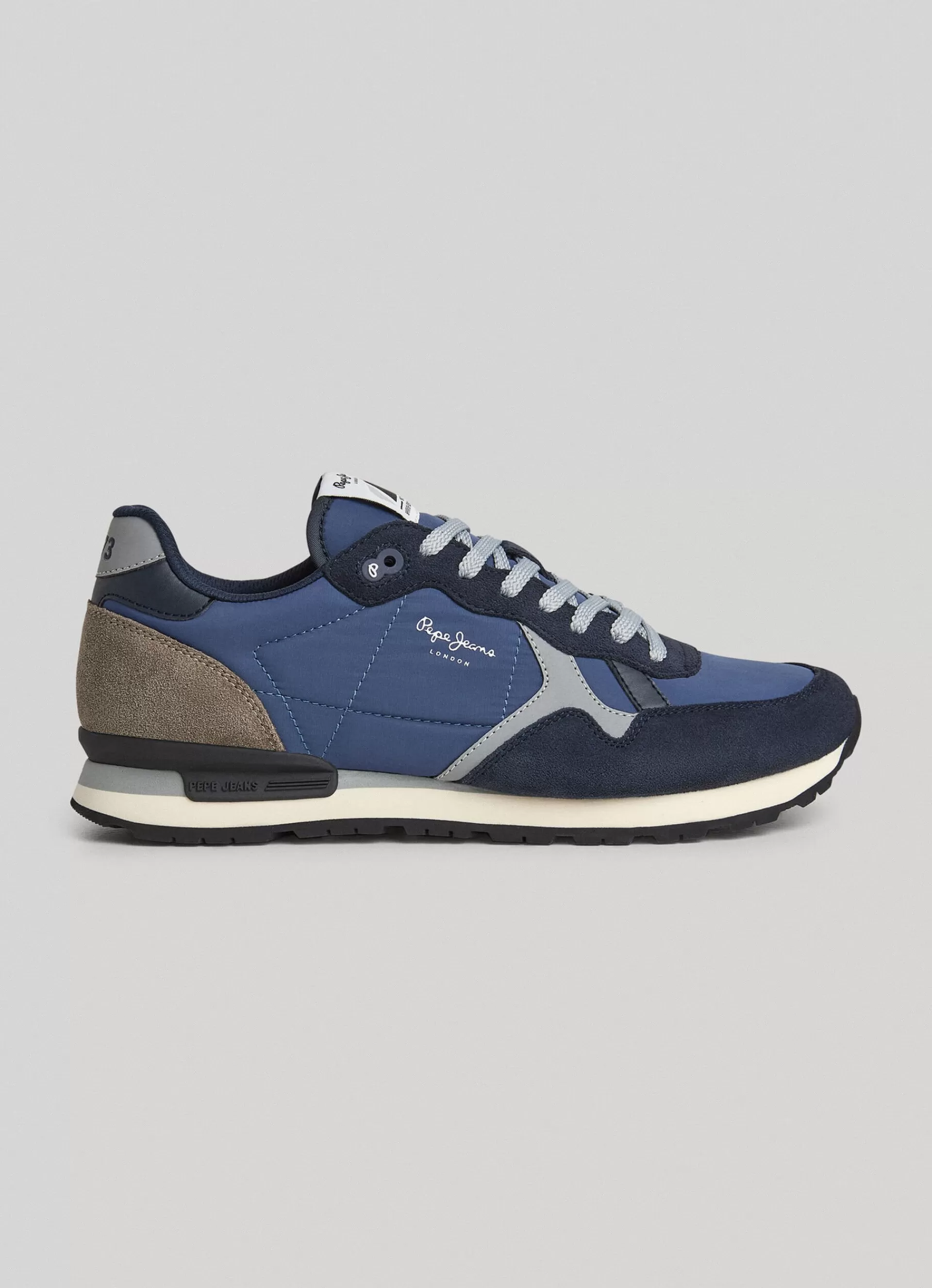 Sneakers*Men Pepe Jeans BRIT REFLECT RUNNING SHOES Navy