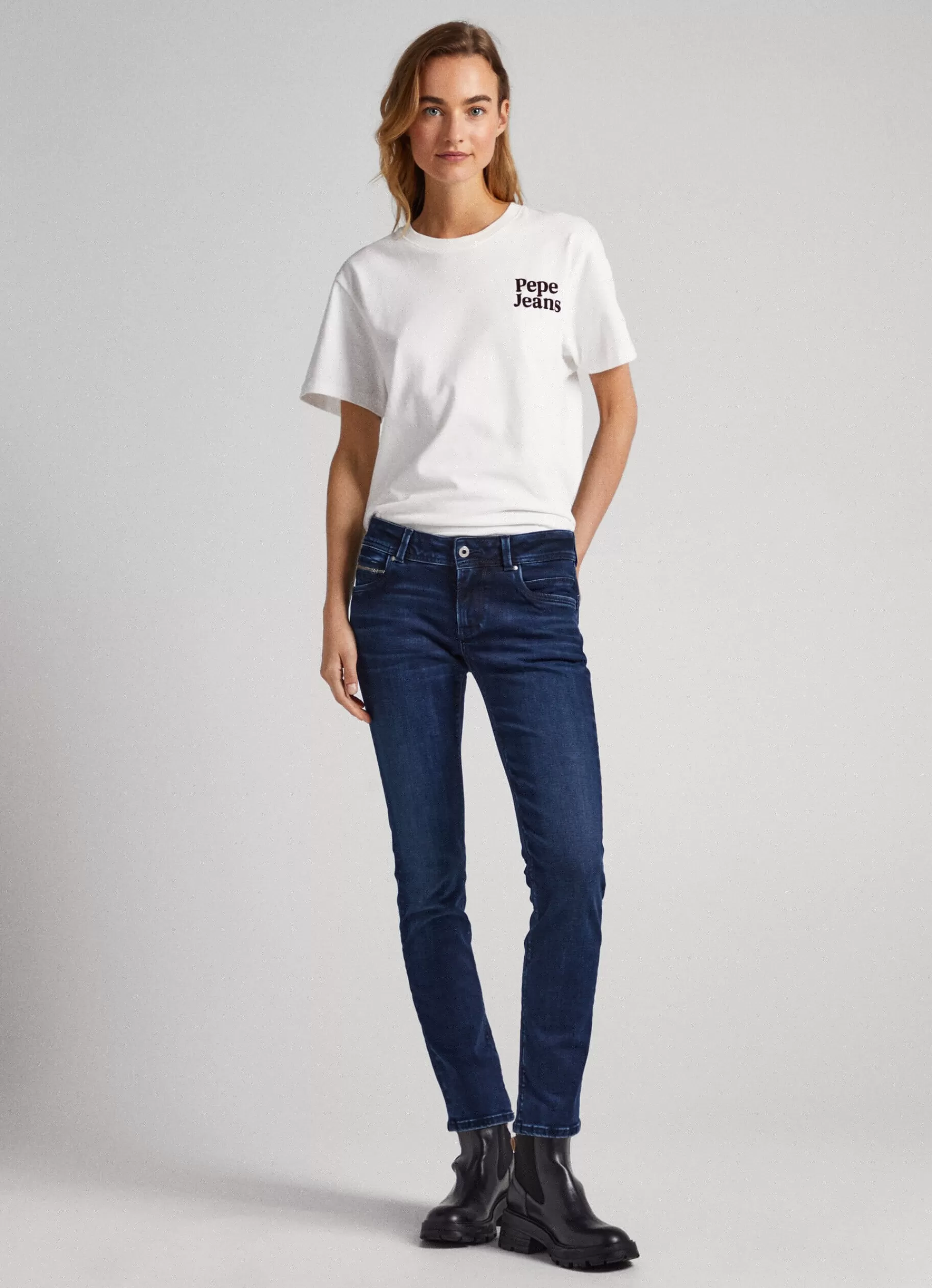 Slim | Jeans*Women Pepe Jeans BROOKE REGULAR FIT MID-RISE JEANS Denim