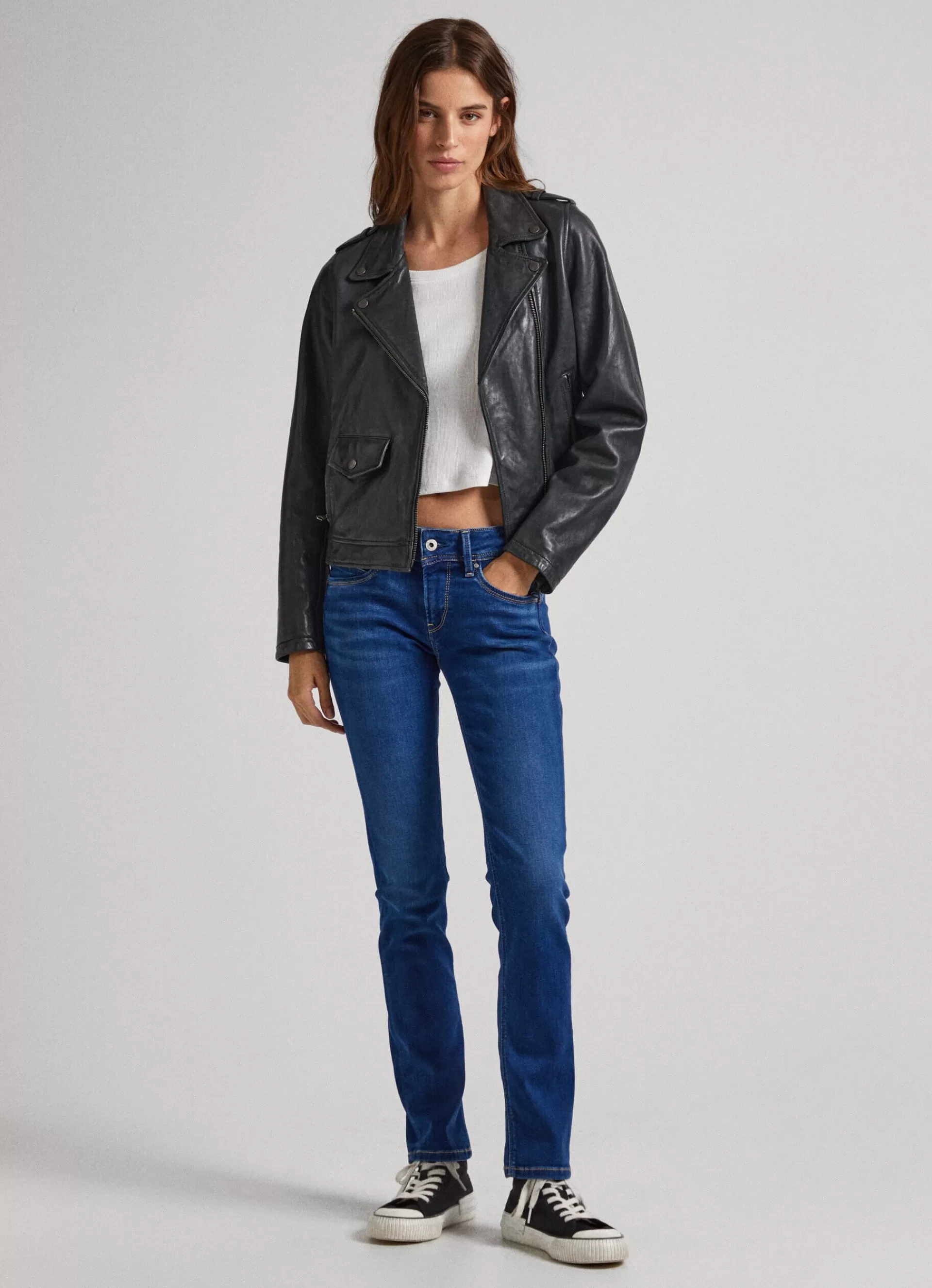 Slim | Jeans*Women Pepe Jeans BROOKE REGULAR FIT MID-RISE JEANS Denim