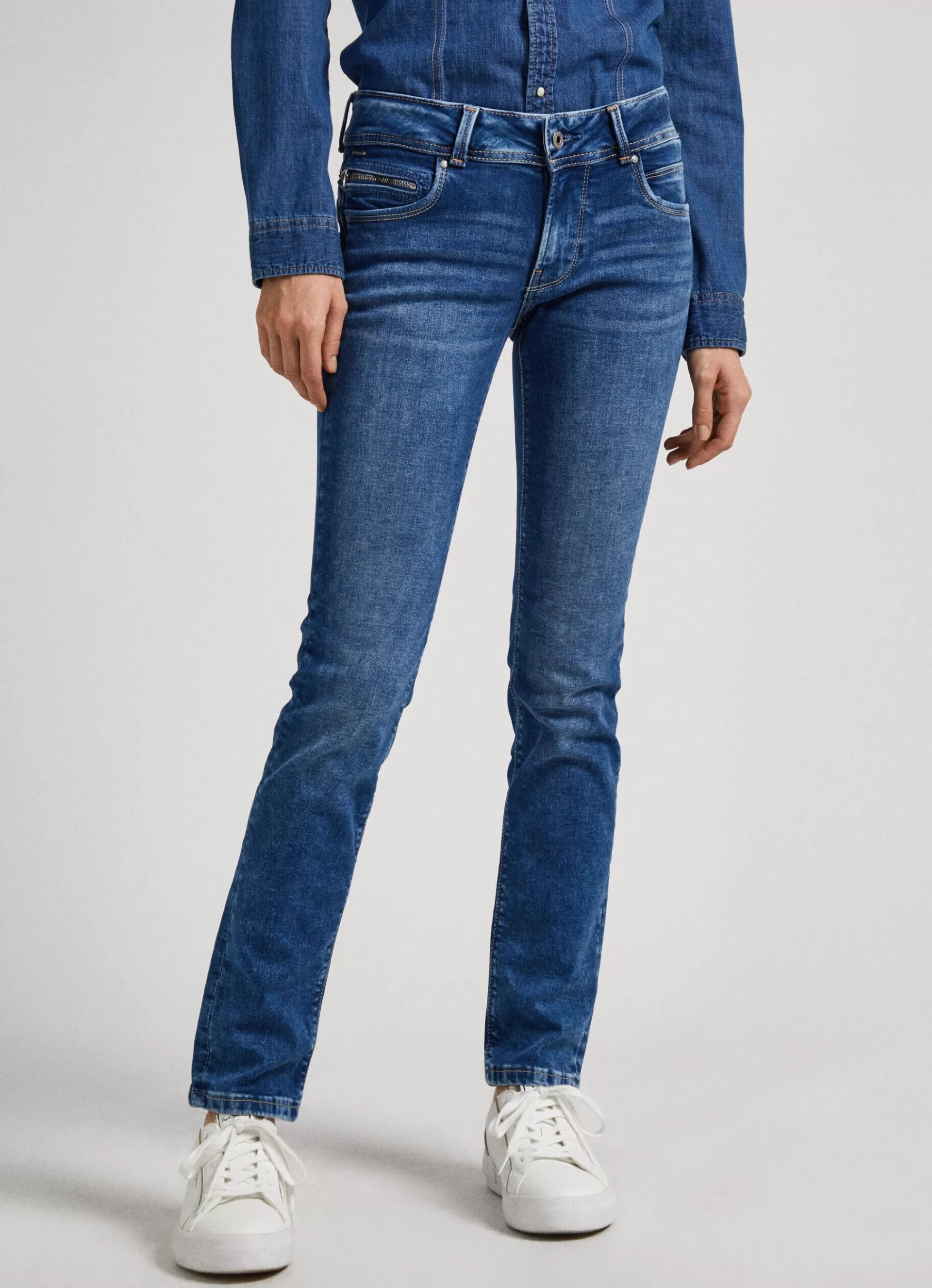 Slim | Jeans*Women Pepe Jeans BROOKE REGULAR FIT MID-RISE JEANS Denim