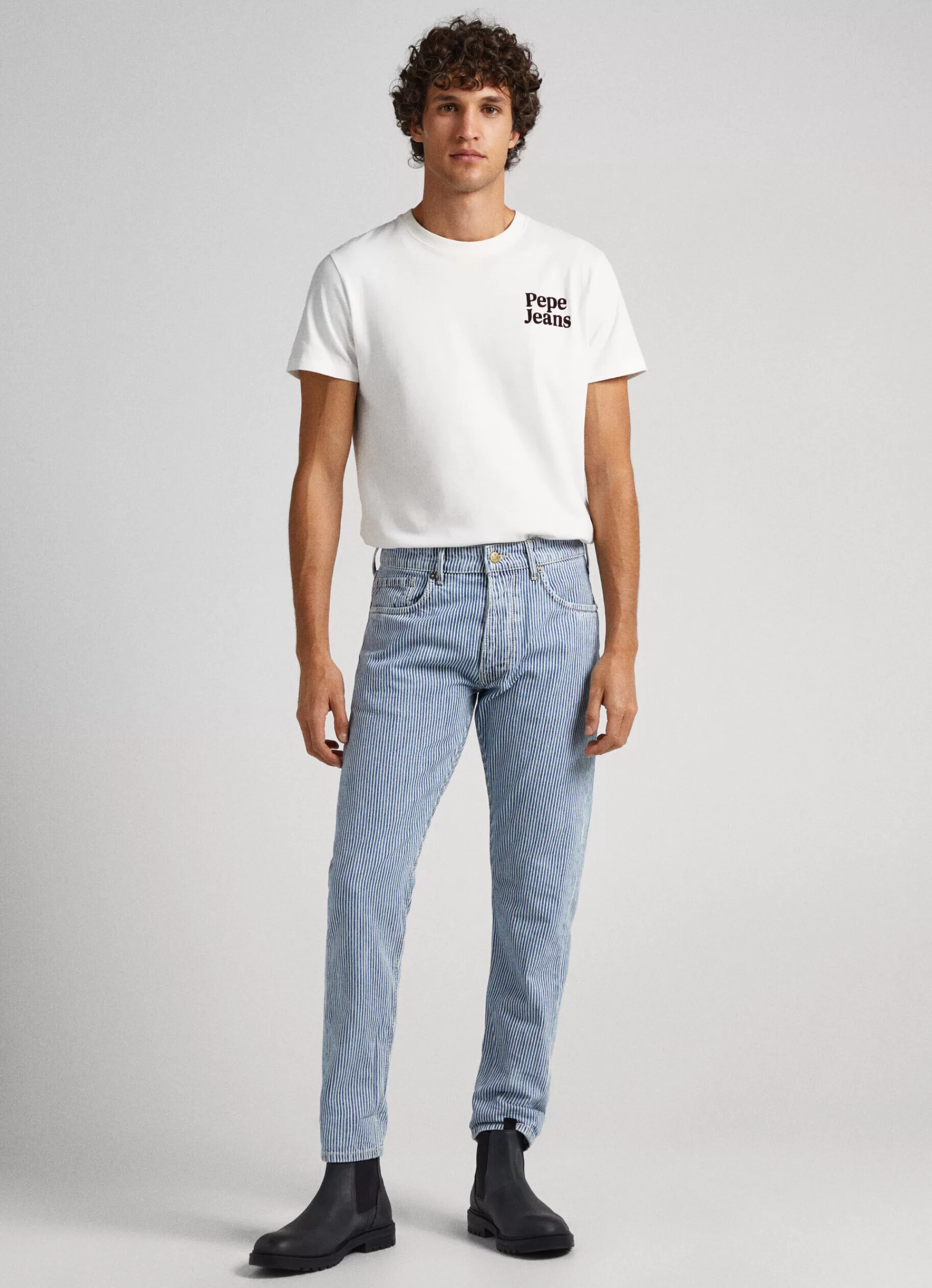 Jeans*Men Pepe Jeans CALLEN RELAXED FIT MID-RISE JEANS Denim