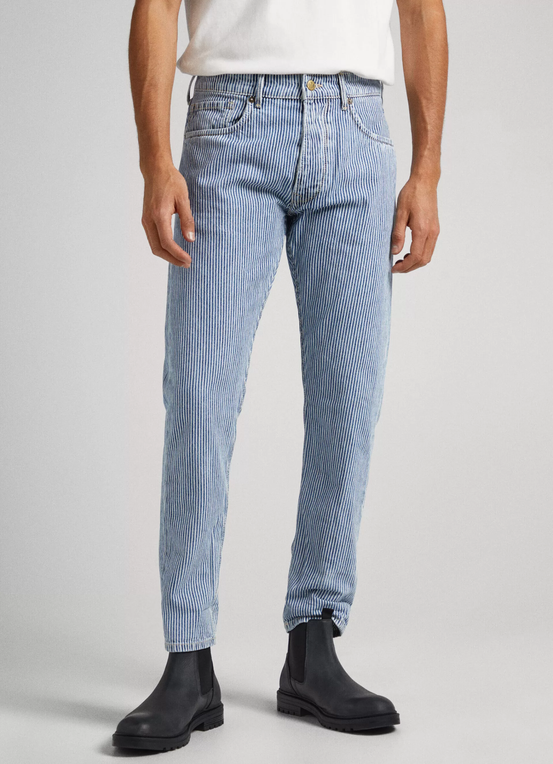 Jeans*Men Pepe Jeans CALLEN RELAXED FIT MID-RISE JEANS Denim