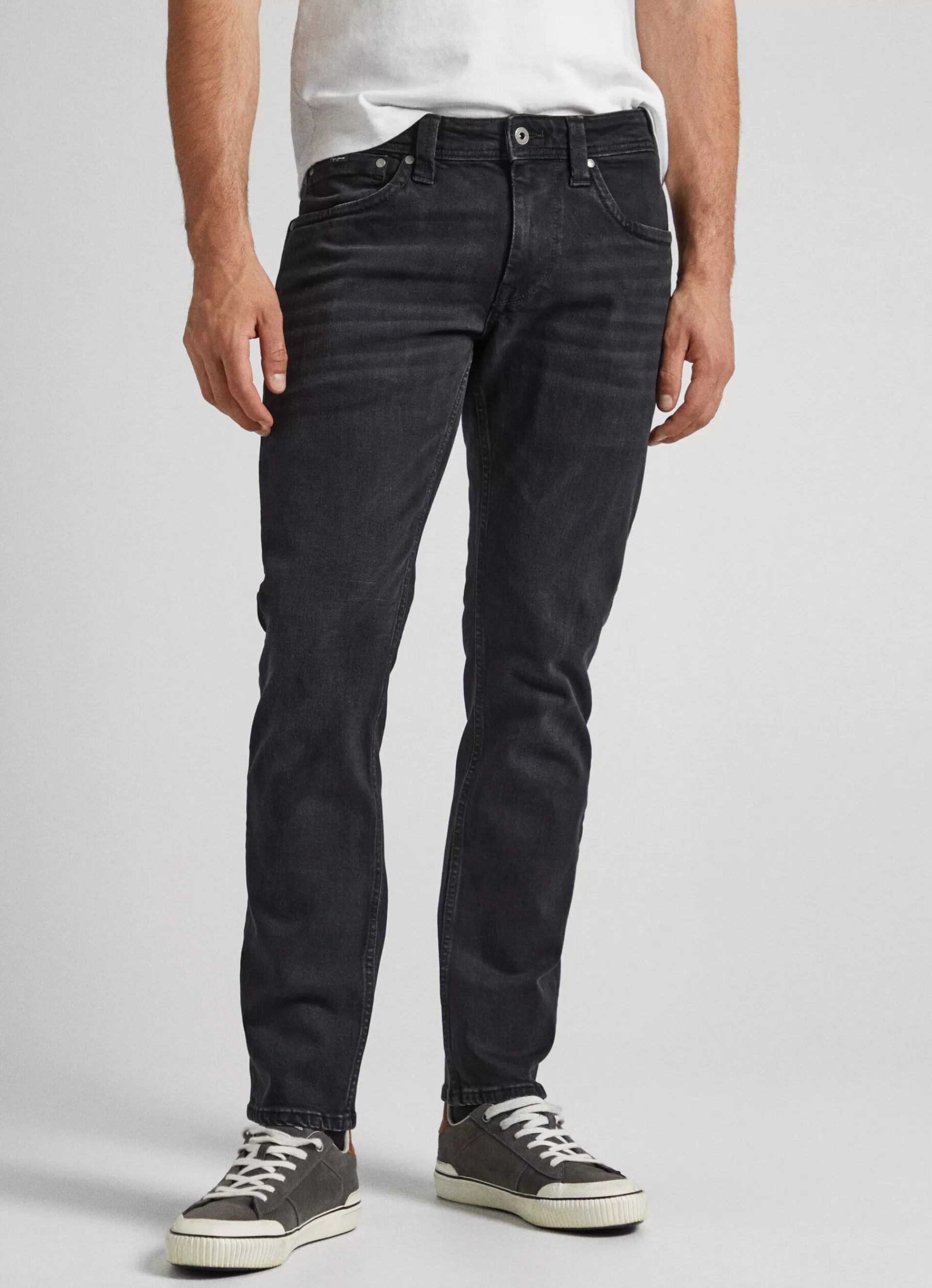 Regular | Straight*Men Pepe Jeans CASH REGULAR FIT MID-RISE JEANS Denim