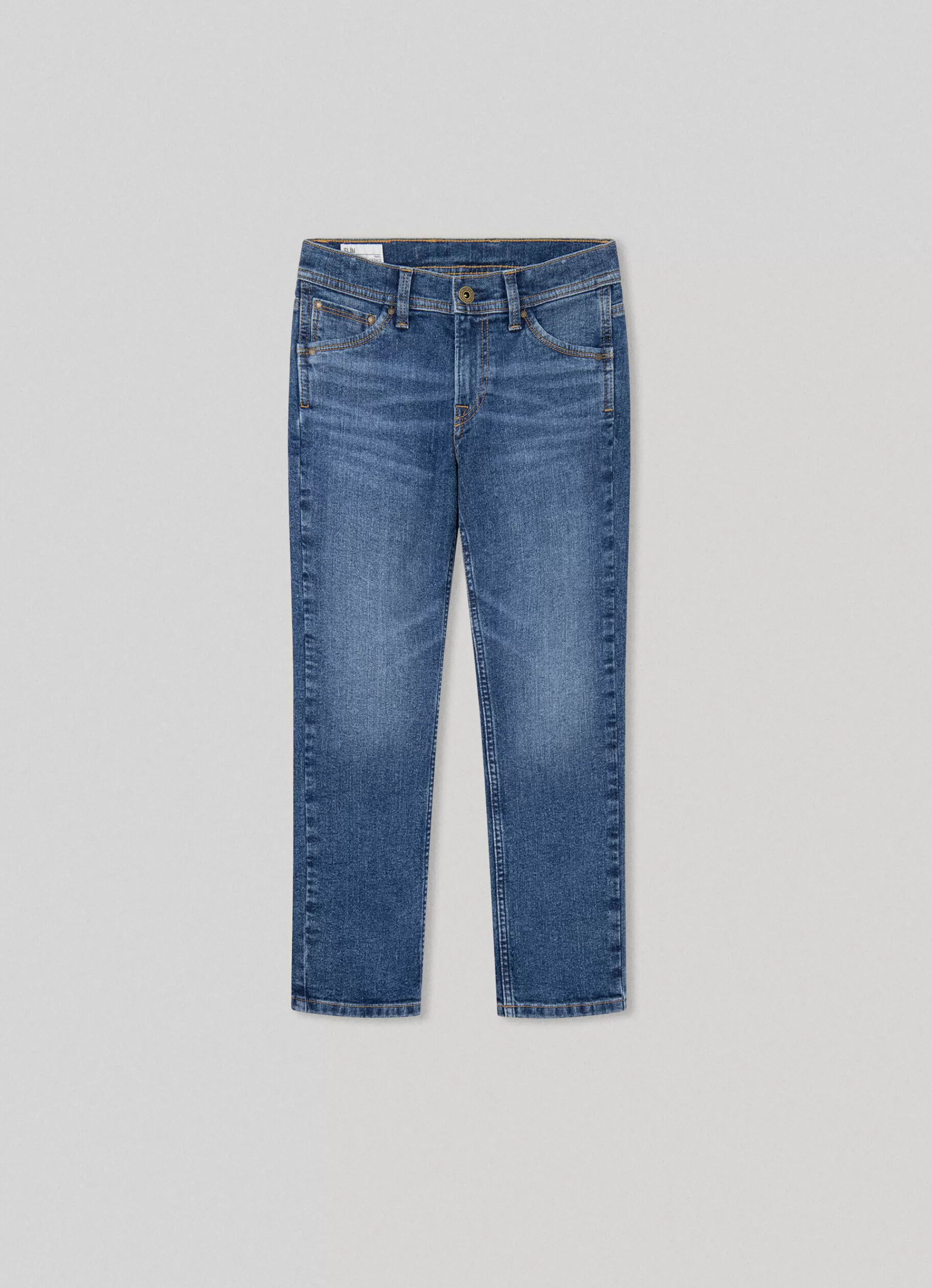 Jeans*KIDS Pepe Jeans CASHED SLIM FIT MID-RISE JEANS Denim