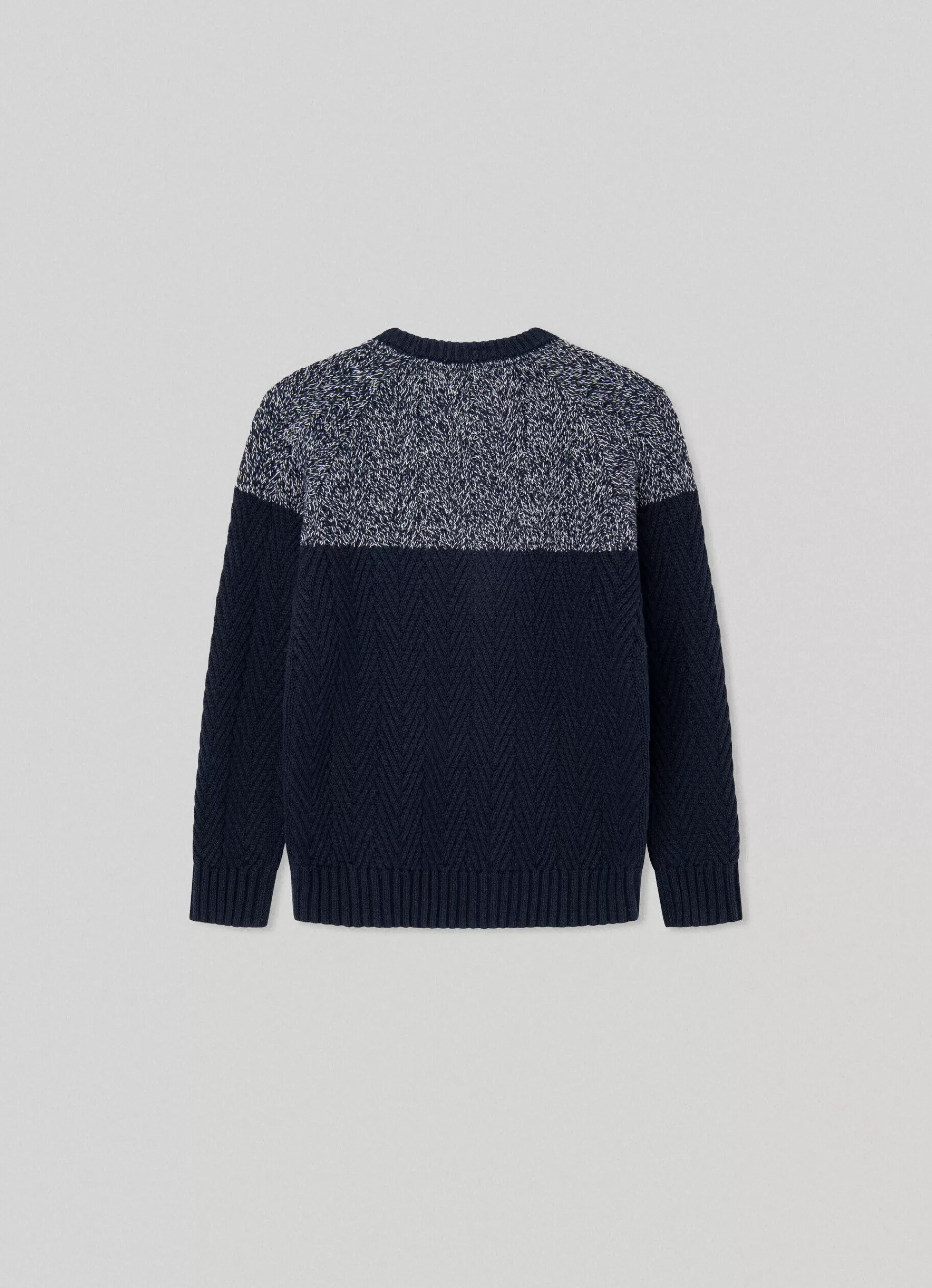 Sweats*KIDS Pepe Jeans COLOUR BLOCK KNIT Dulwich Blue