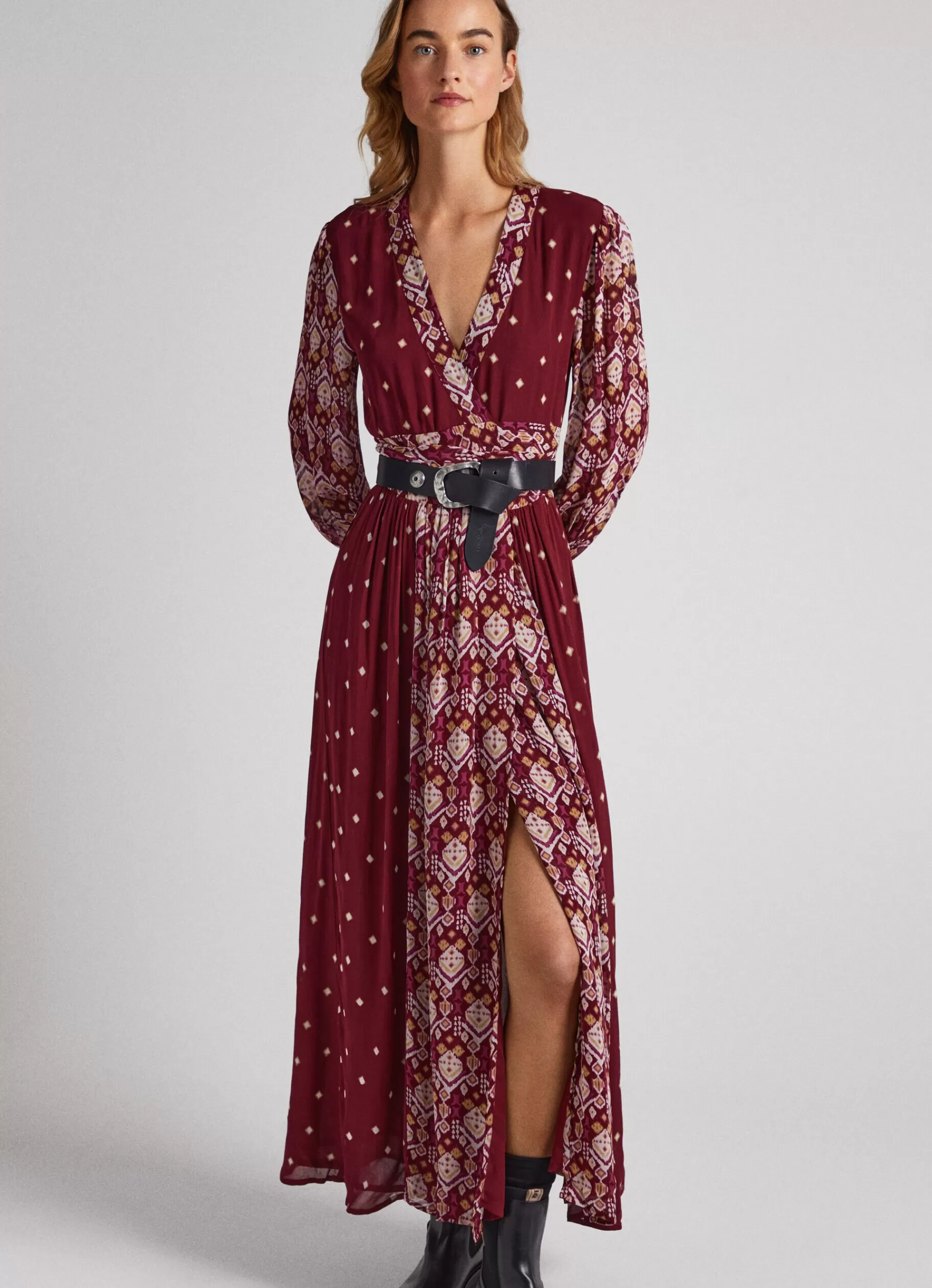 Dresses & Jumpsuits*Women Pepe Jeans COMBINED PRINT DRESS Multi