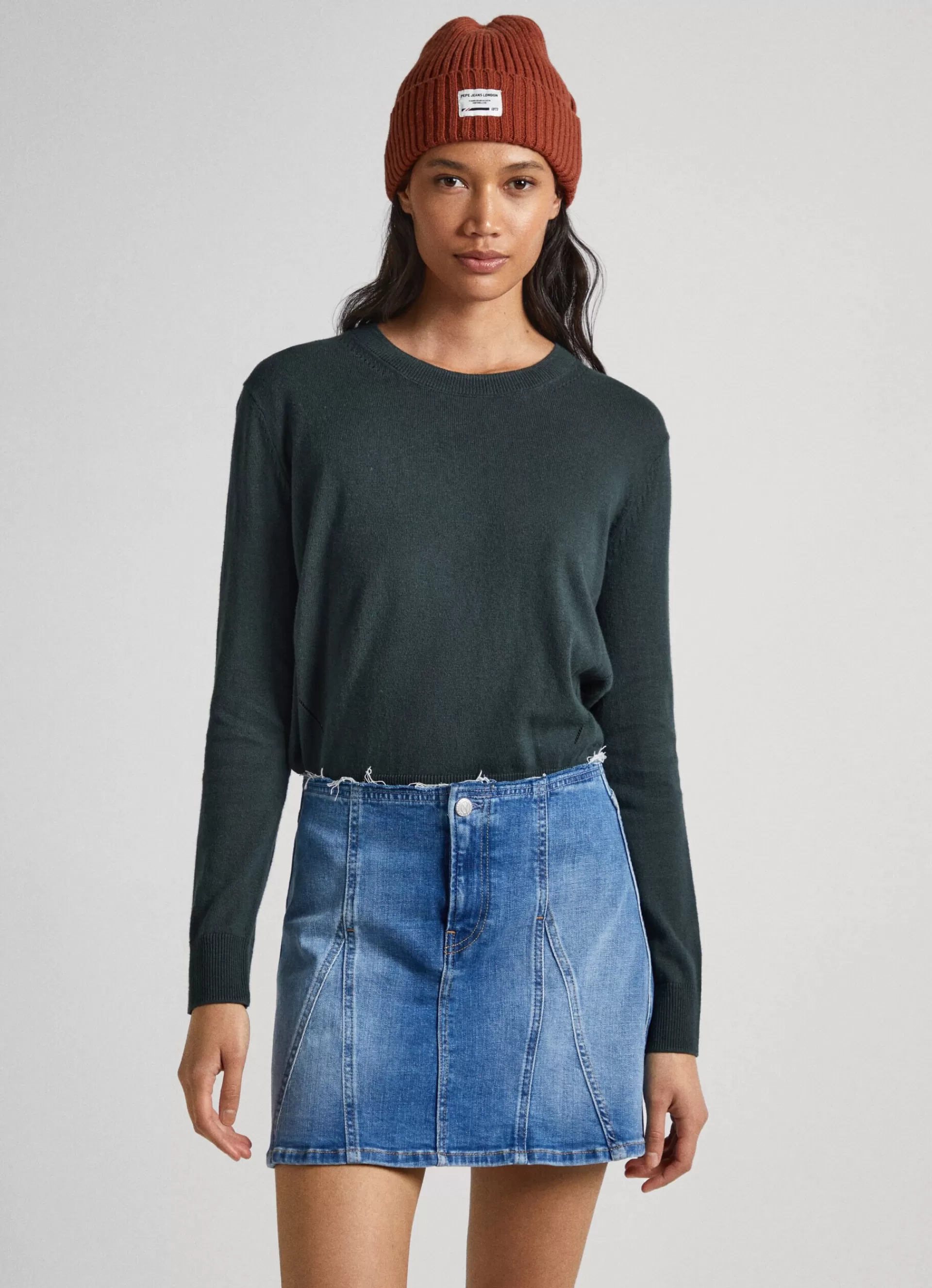 Sweaters & Cardigans | Knitwear*Women Pepe Jeans COTTON CASHMERE KNIT Regent Green