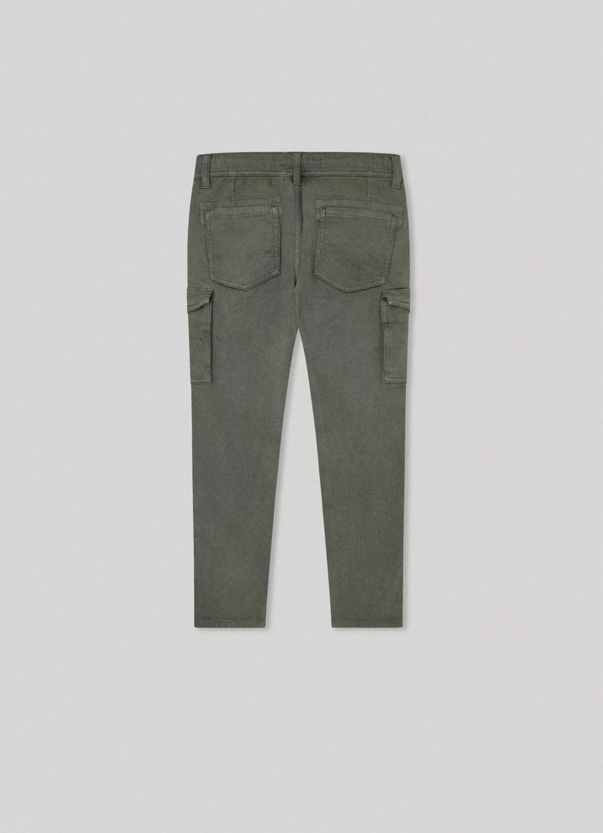 Trousers*KIDS Pepe Jeans COTTON JOGGERS Olive Green