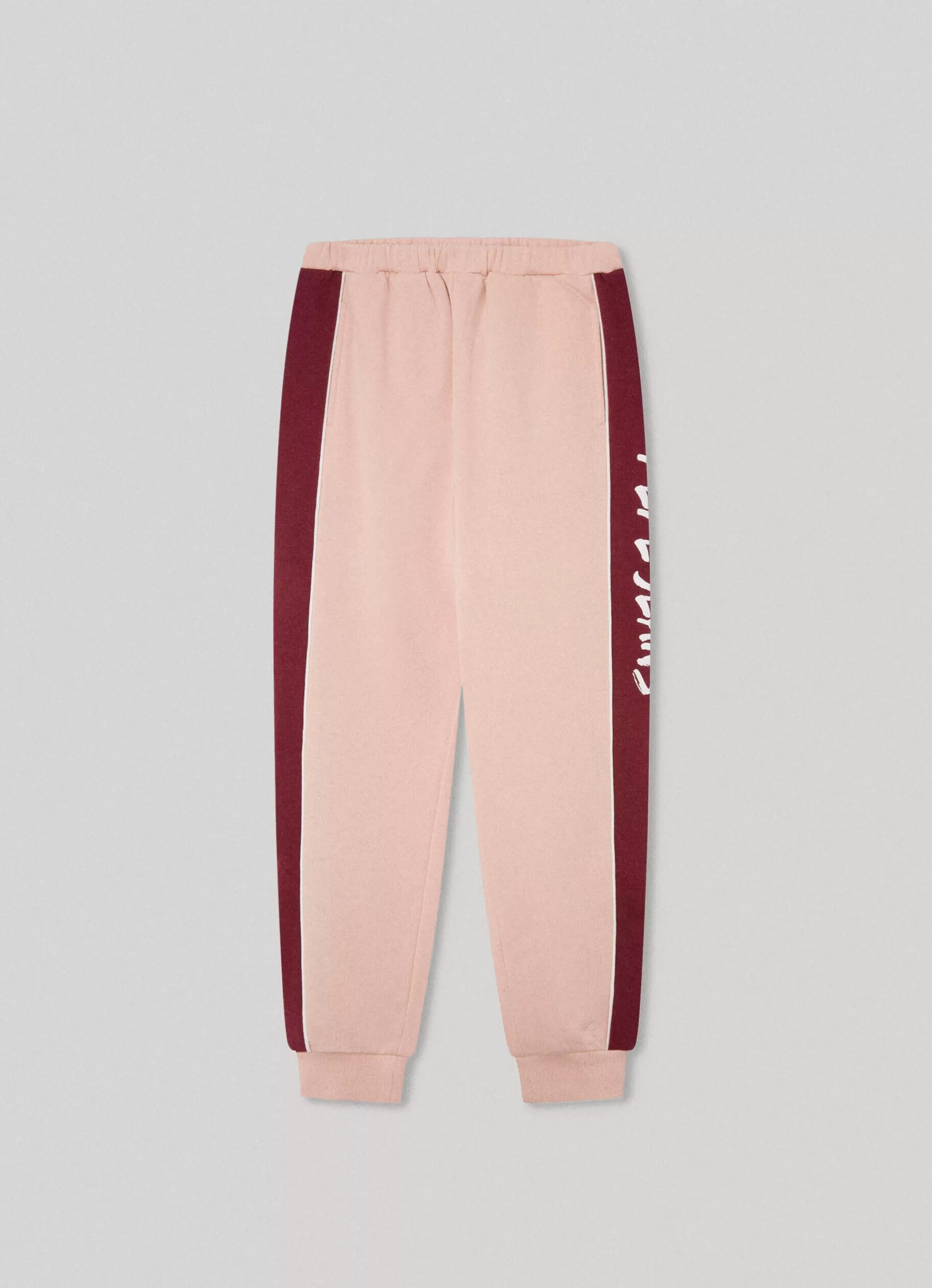 Trousers*KIDS Pepe Jeans COTTON JOGGERS Ash Rose Pink