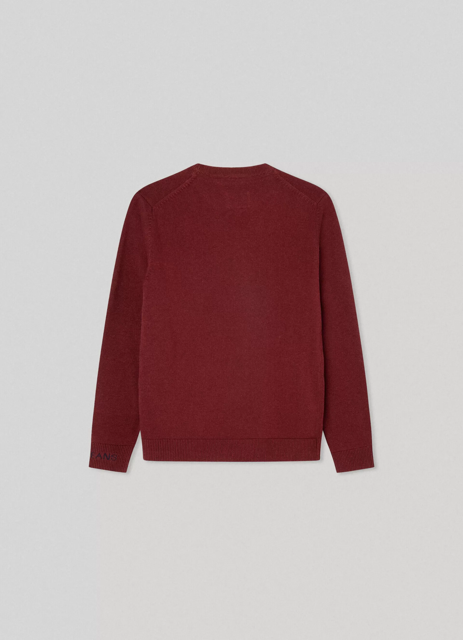 Sweats*KIDS Pepe Jeans CREW NECK COTTON KNIT Burgundy Red