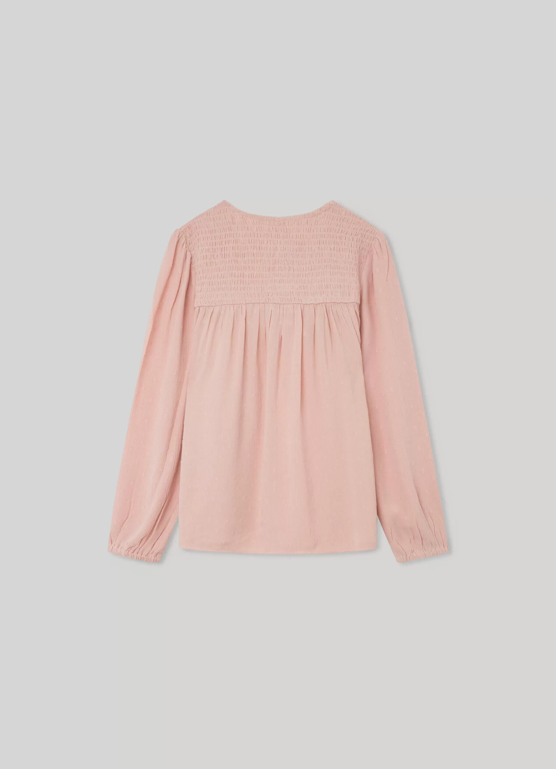 Shirts & T-shirts*KIDS Pepe Jeans CRINKLE DETAIL BLOUSE Ash Rose Pink