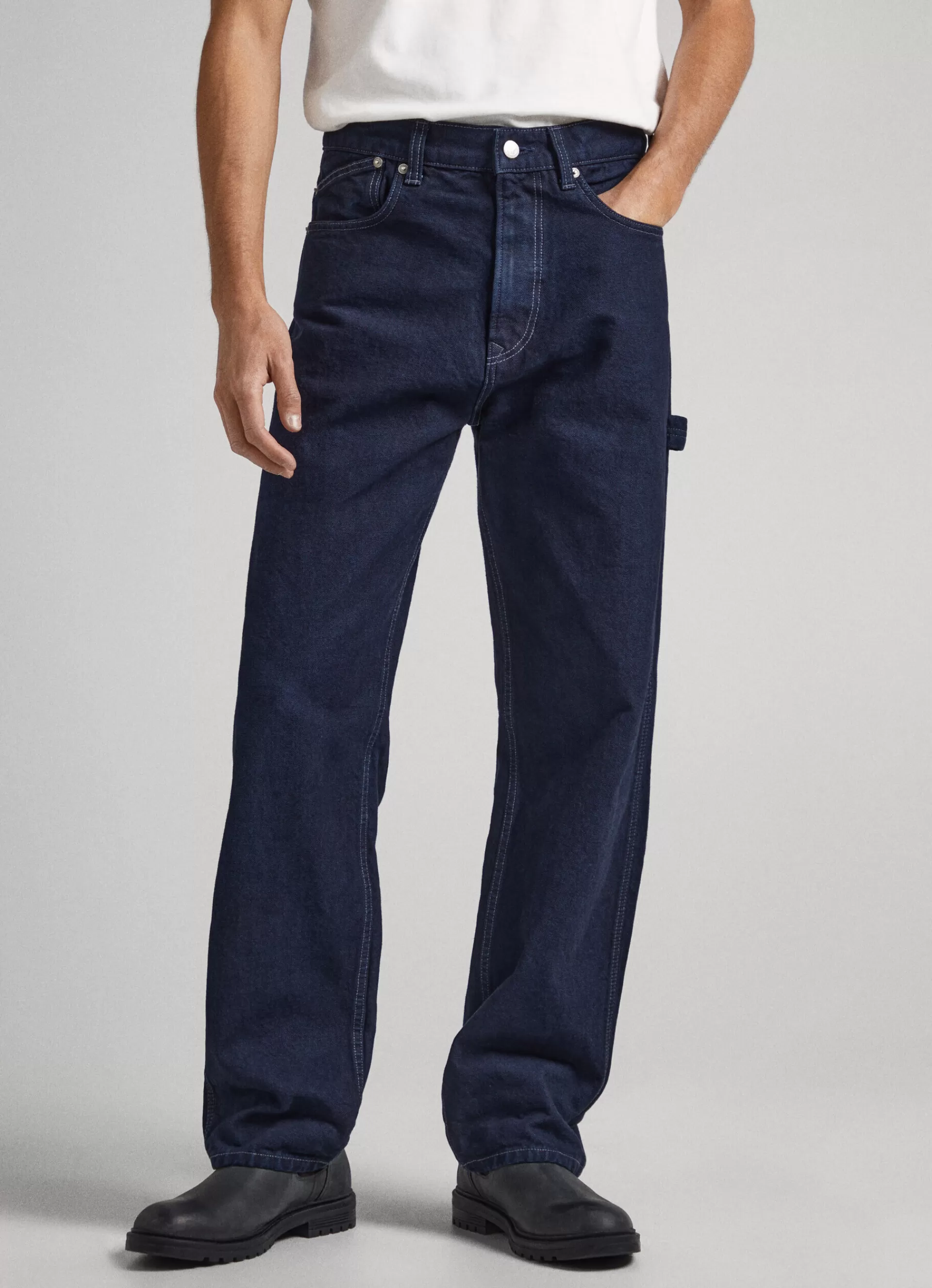 Loose | Jeans*Men Pepe Jeans DAN CANVAS LOOSE FIT DROP-WAIST JEANS Denim