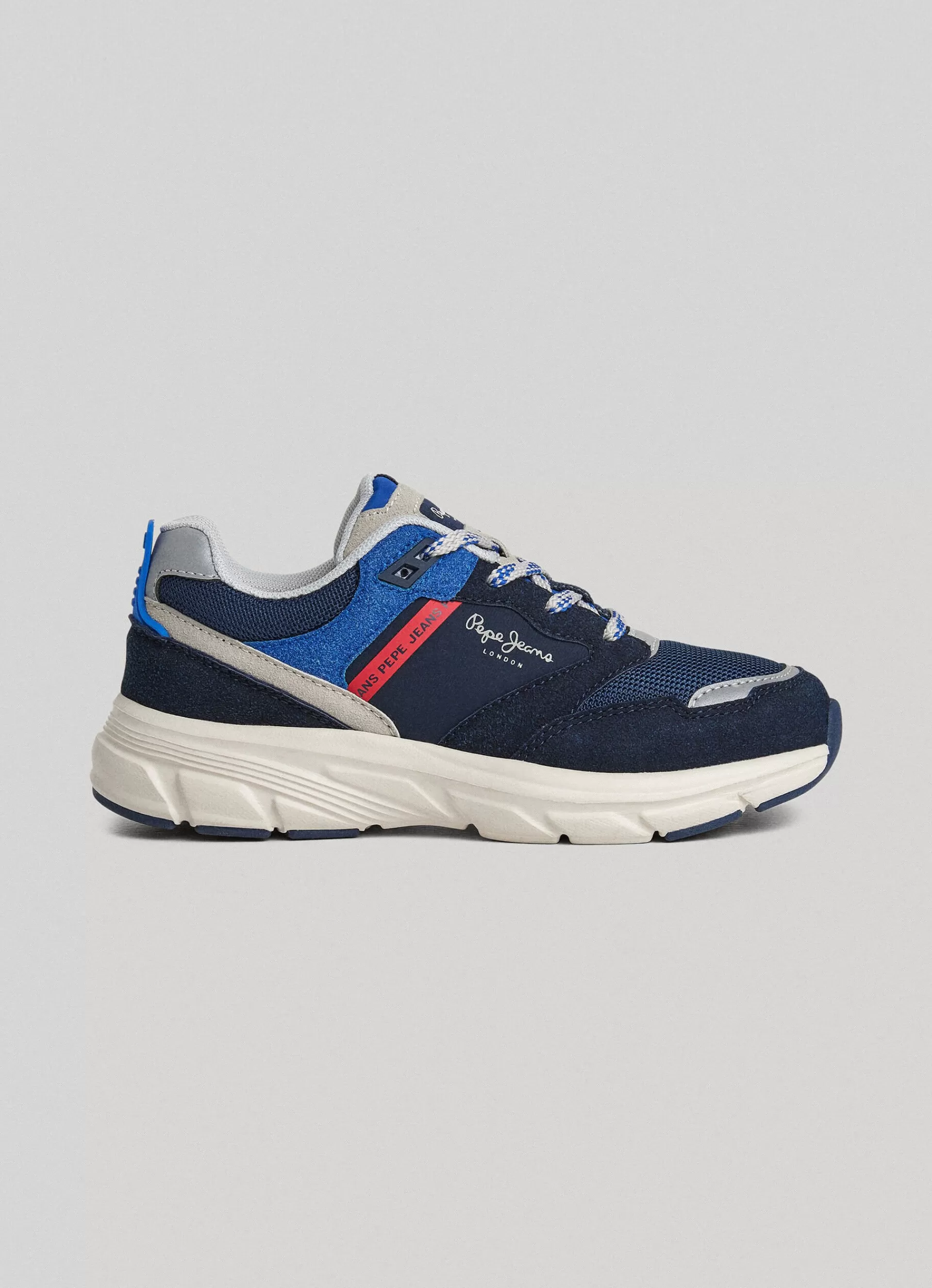 Footwear*KIDS Pepe Jeans DAVE SIDER COMBINED TRAINERS Navy