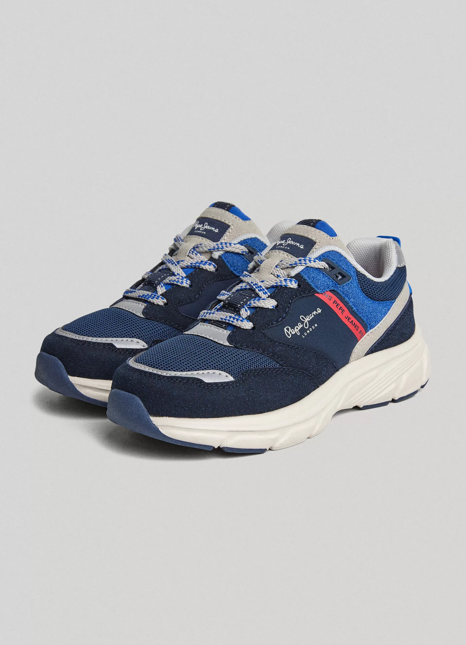 Footwear*KIDS Pepe Jeans DAVE SIDER COMBINED TRAINERS Navy