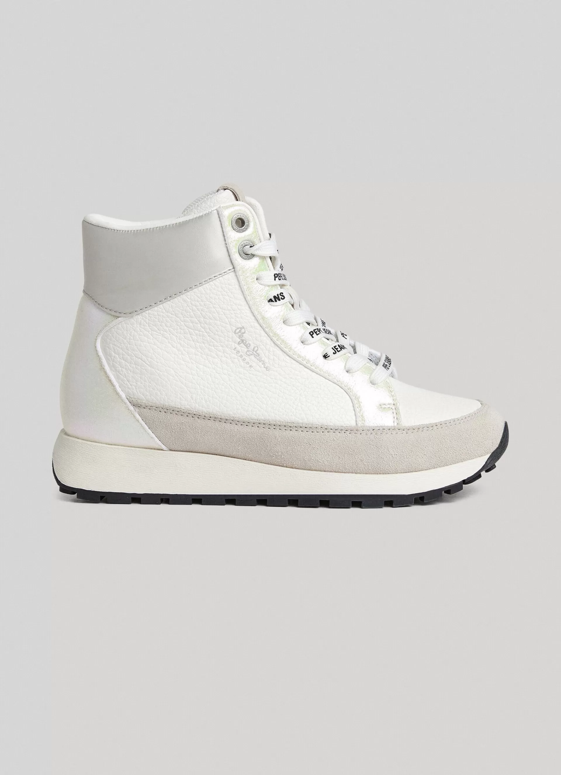 Sneakers*Women Pepe Jeans DEAN MOLL COMBINED TRAINERS White