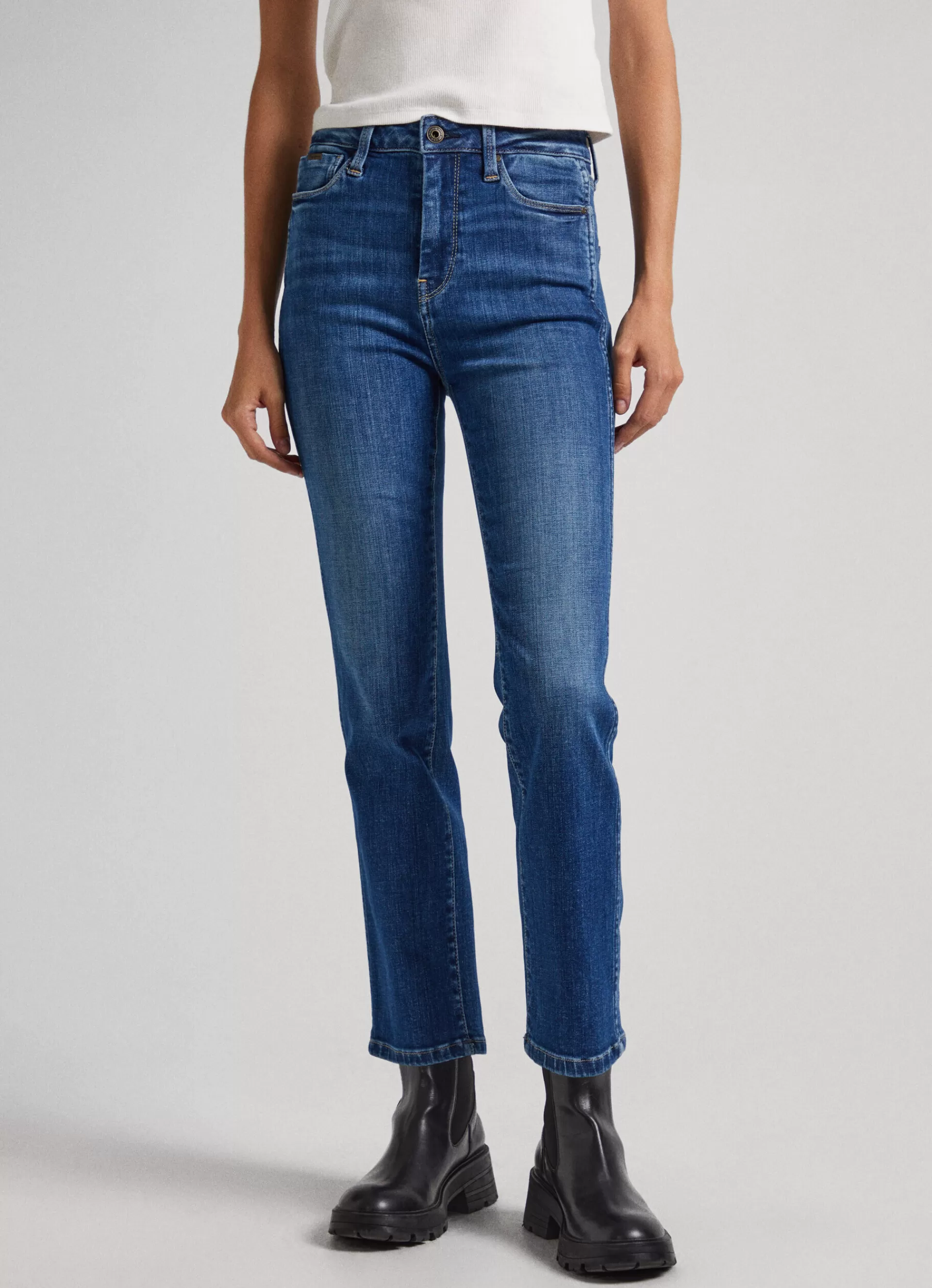 Trends | Jeans*Women Pepe Jeans DION 7/8 SLIM FIT HIGH-RISE JEANS Denim