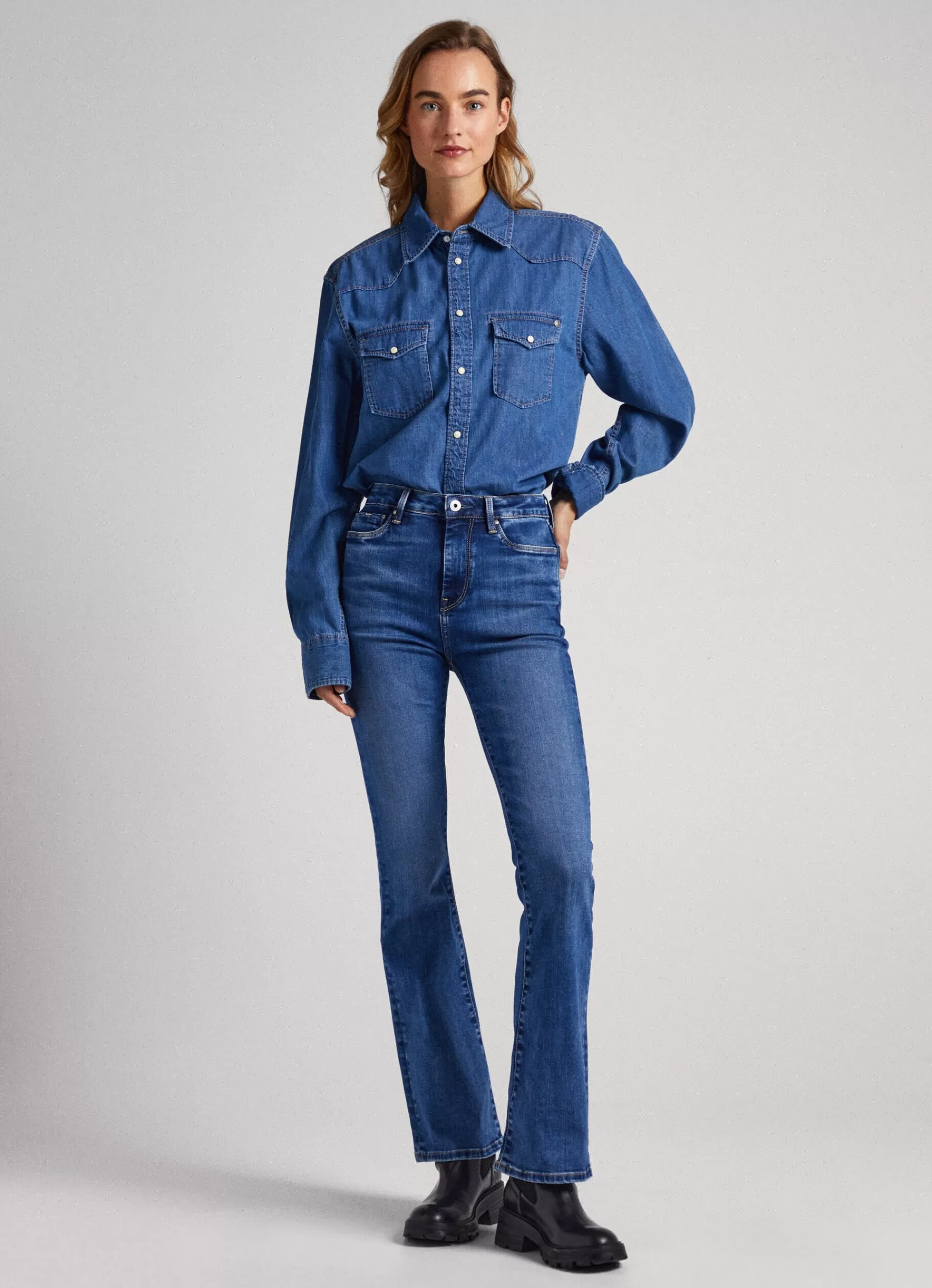 Flare & Bootcut | Jeans*Women Pepe Jeans DION FLARE FIT HIGH-RISE WAIST JEANS Denim