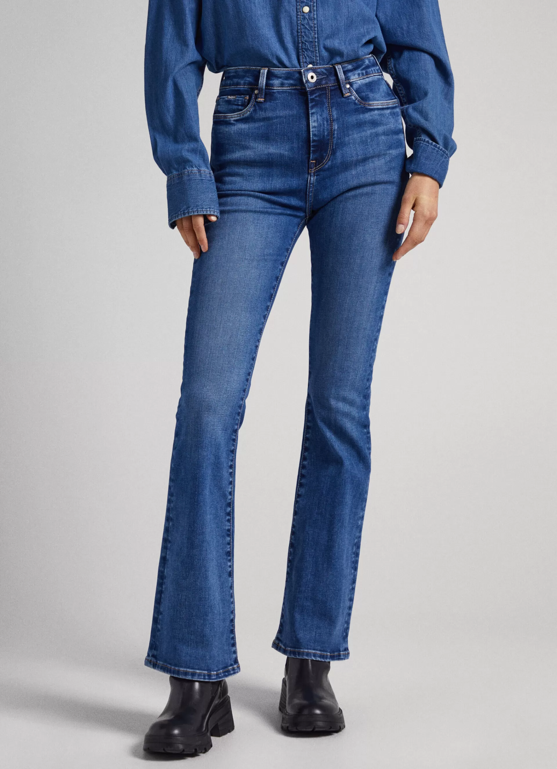 Flare & Bootcut | Jeans*Women Pepe Jeans DION FLARE FIT HIGH-RISE WAIST JEANS Denim