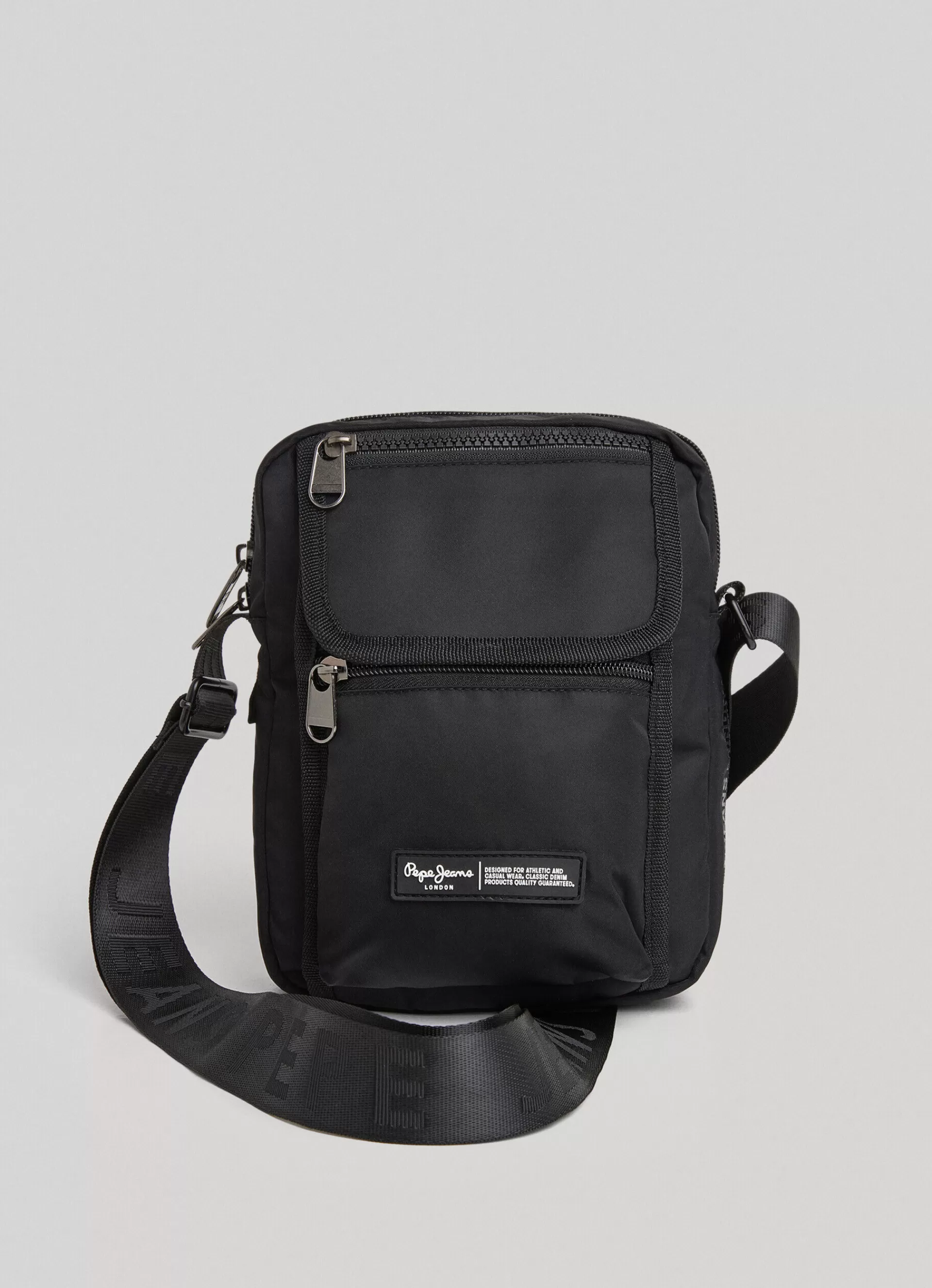 Bags & Backpacks*Men Pepe Jeans DOUBLE COMPARTMENT CROSSBODY BAG Black- Not Available