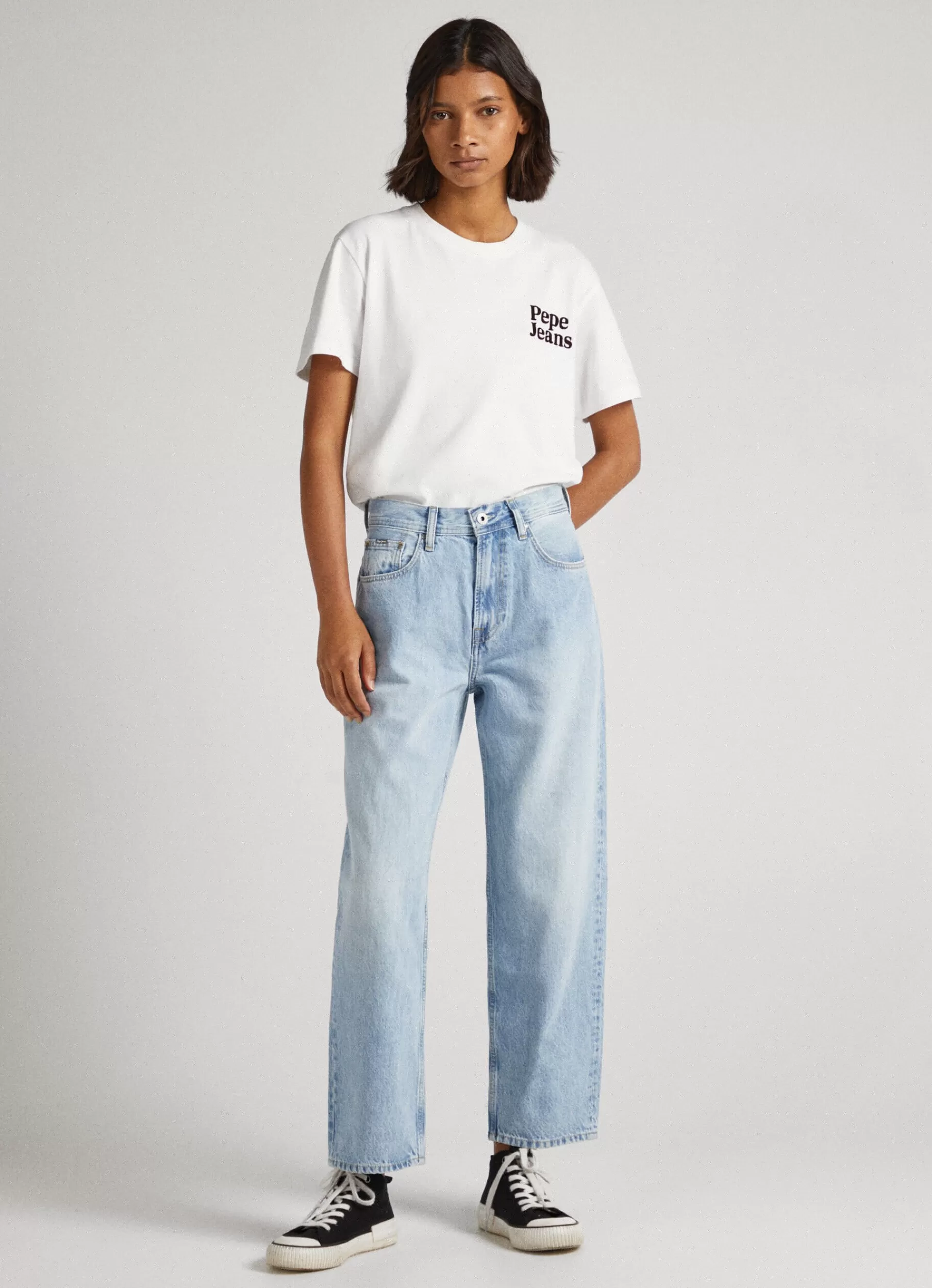 Straight | Jeans*Women Pepe Jeans DOVER RELAXED FIT HIGH-RISE JEANS Denim