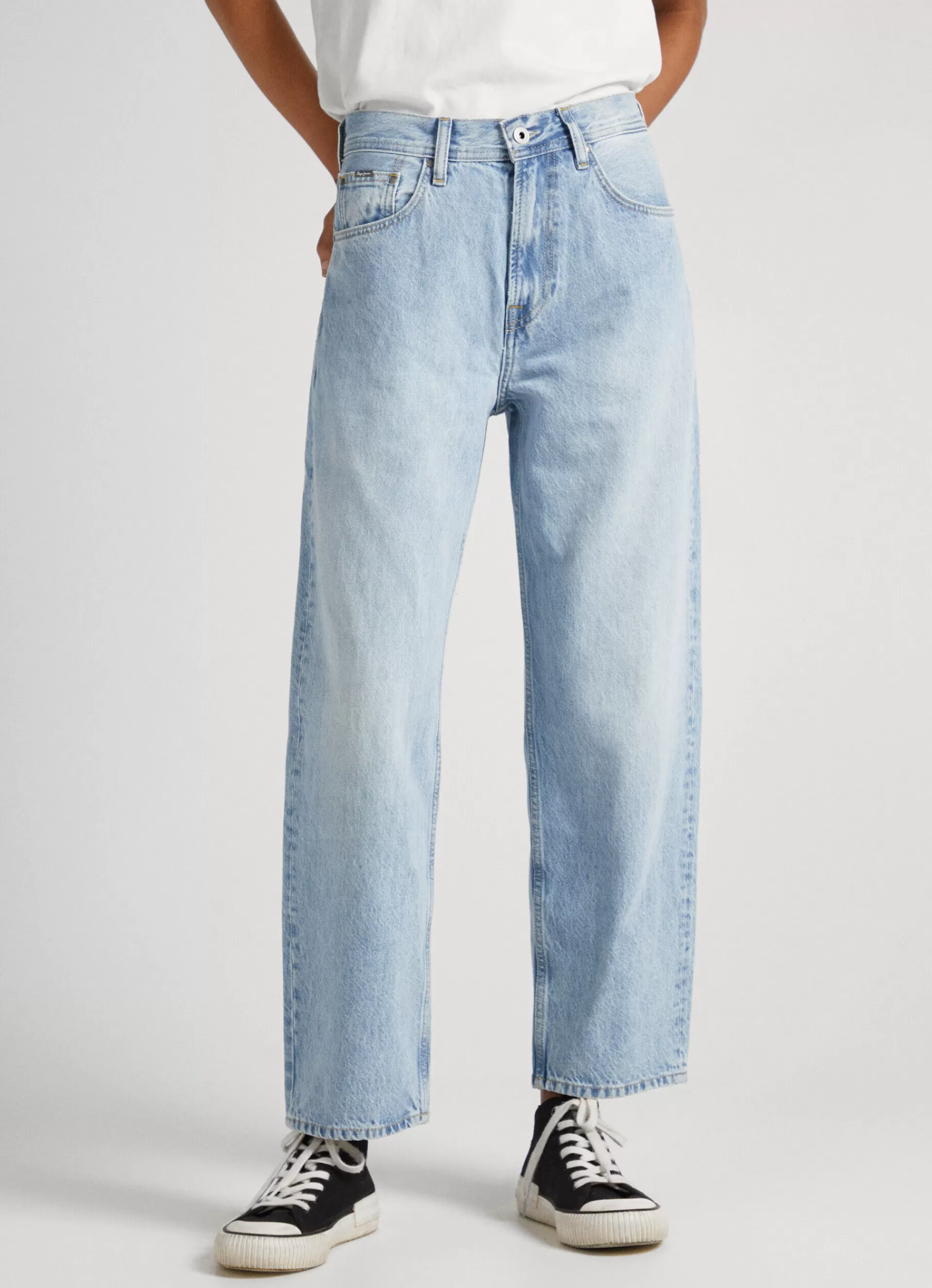 Straight | Jeans*Women Pepe Jeans DOVER RELAXED FIT HIGH-RISE JEANS Denim