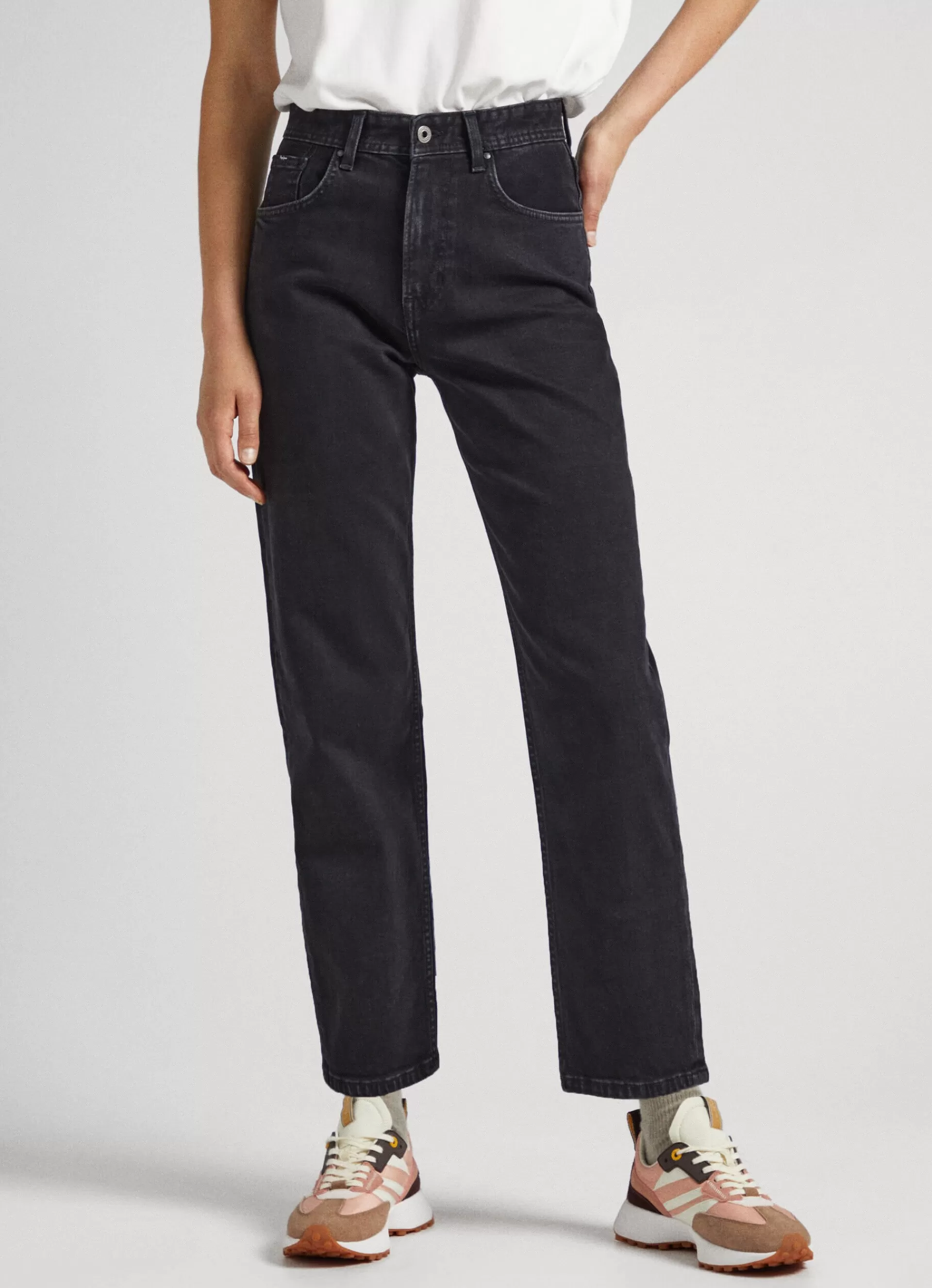 Straight | Jeans*Women Pepe Jeans DOVER RELAXED FIT HIGH-RISE JEANS Denim