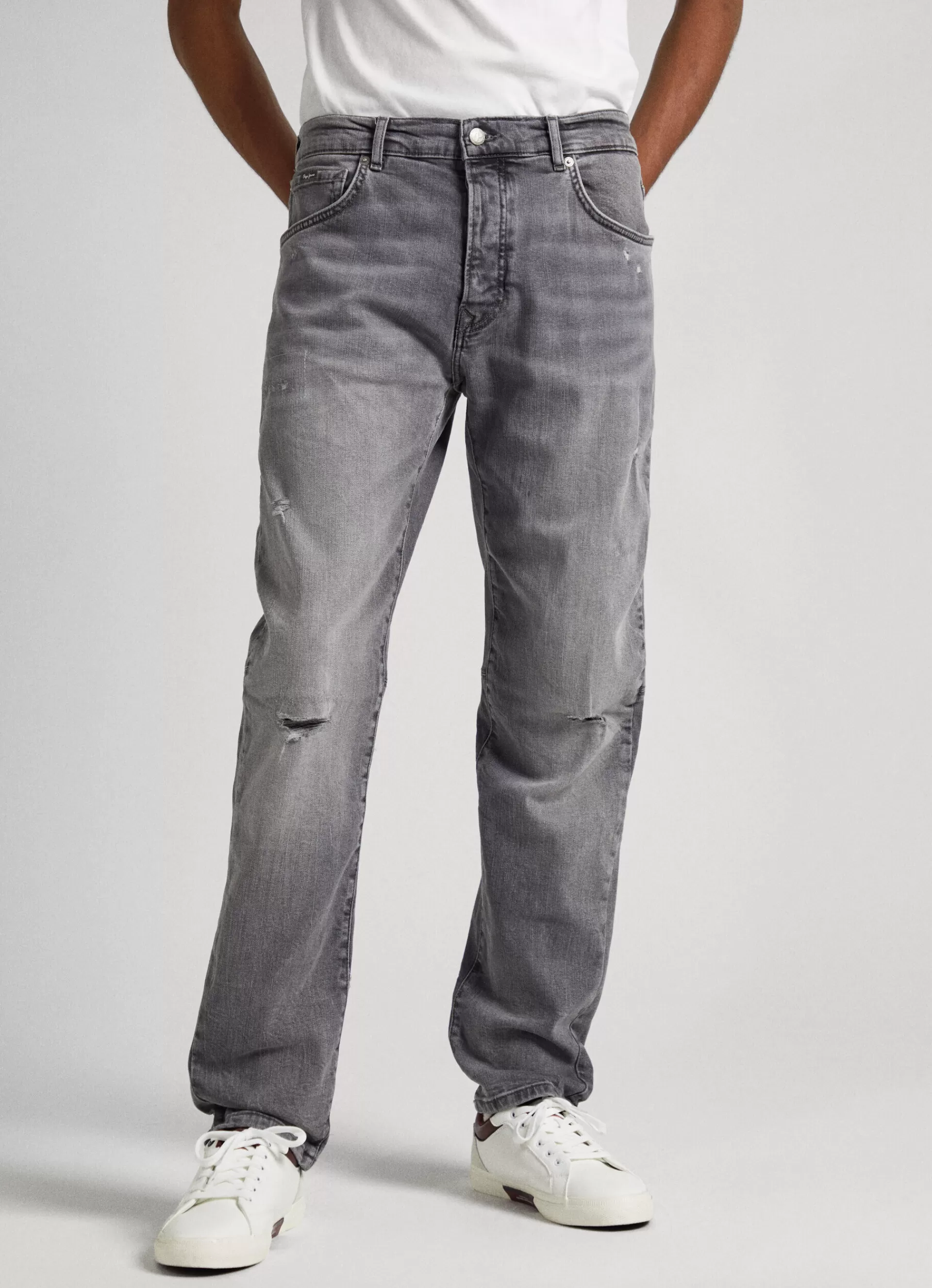 Jeans*Men Pepe Jeans EASTON RELAXED FIT DROP-RISE JEANS Denim