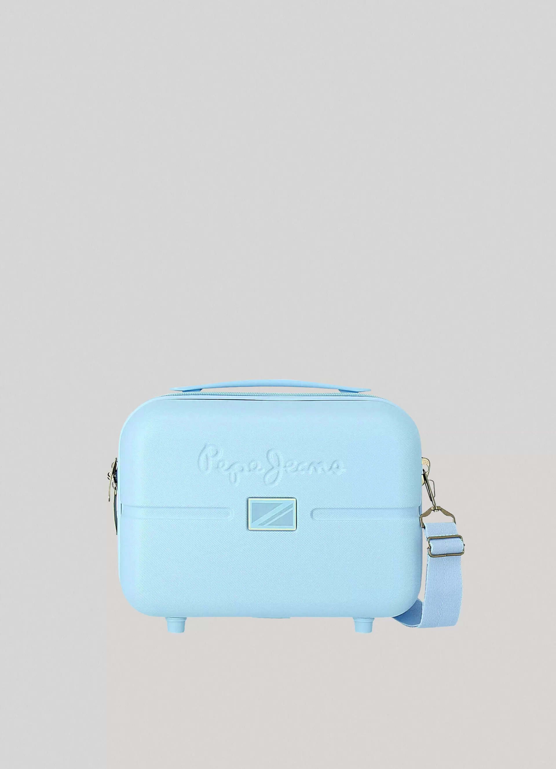 Suitcases*Women | Men Pepe Jeans EMBOSSED LOGO TRAVEL BAG Sky Blue