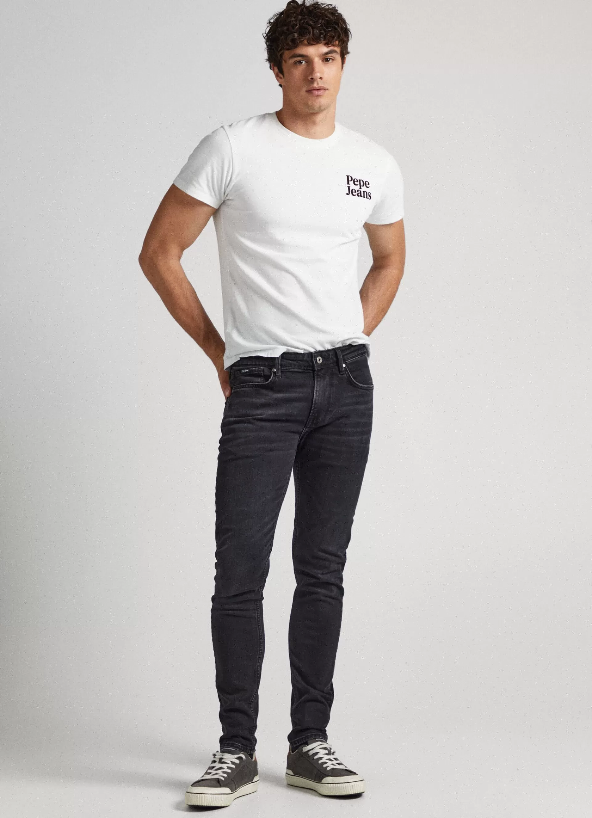 Skinny | Jeans*Men Pepe Jeans FINSBURY SKINNY FIT LOW-RISE JEANS Denim