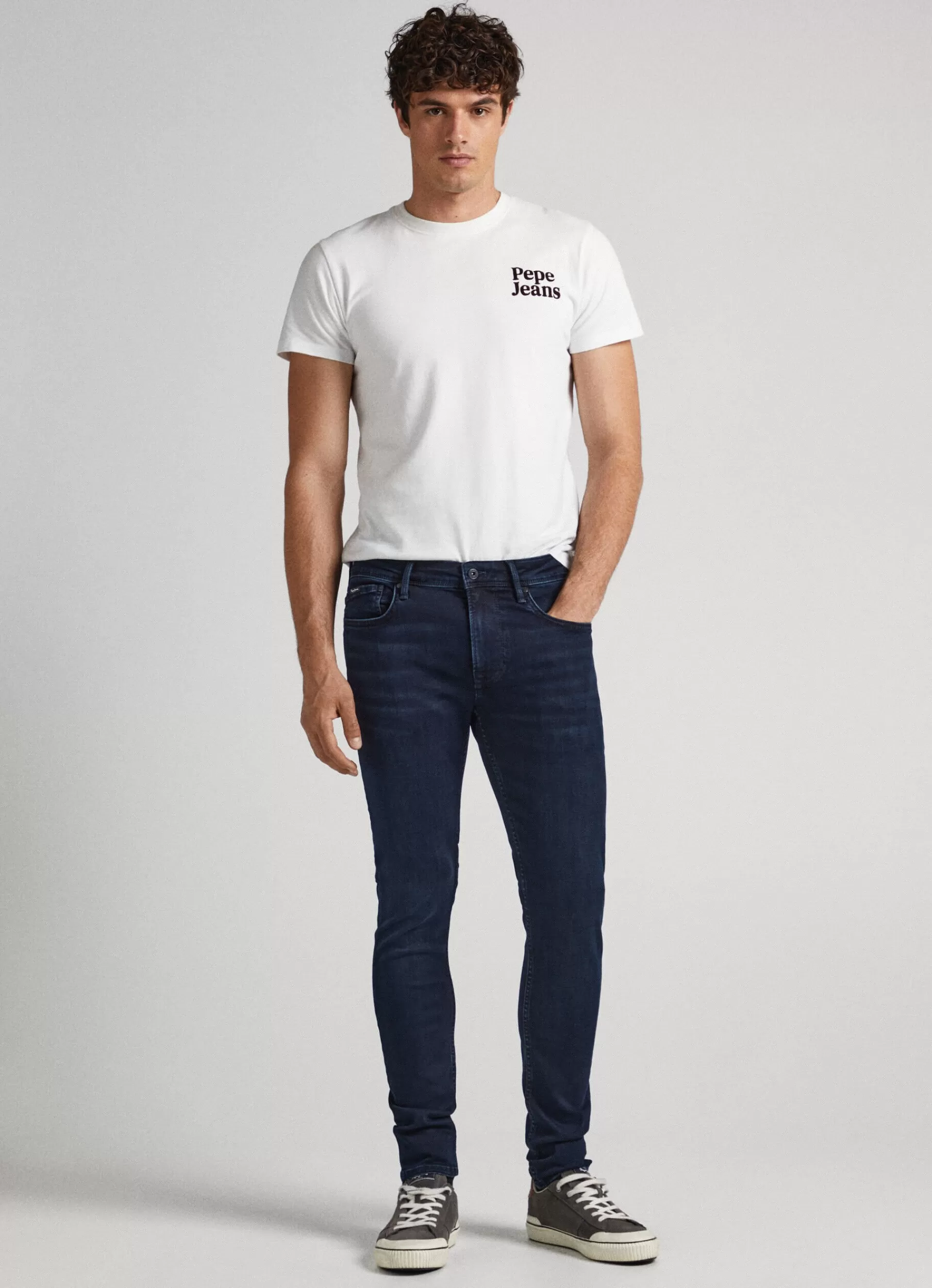 Skinny | Jeans*Men Pepe Jeans FINSBURY SKINNY FIT LOW-RISE JEANS Denim