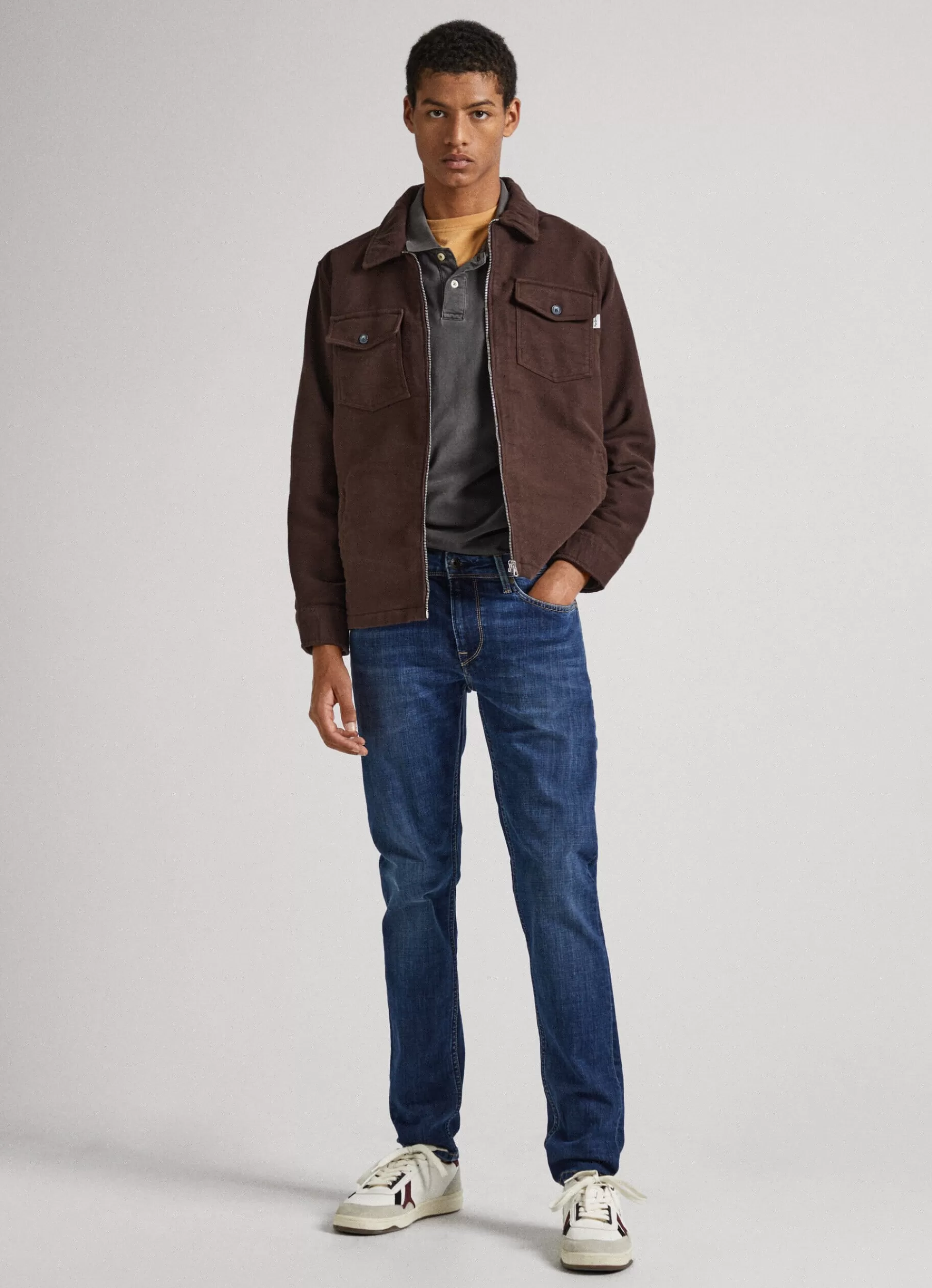 Skinny | Jeans*Men Pepe Jeans FINSBURY SKINNY FIT LOW-RISE JEANS Denim