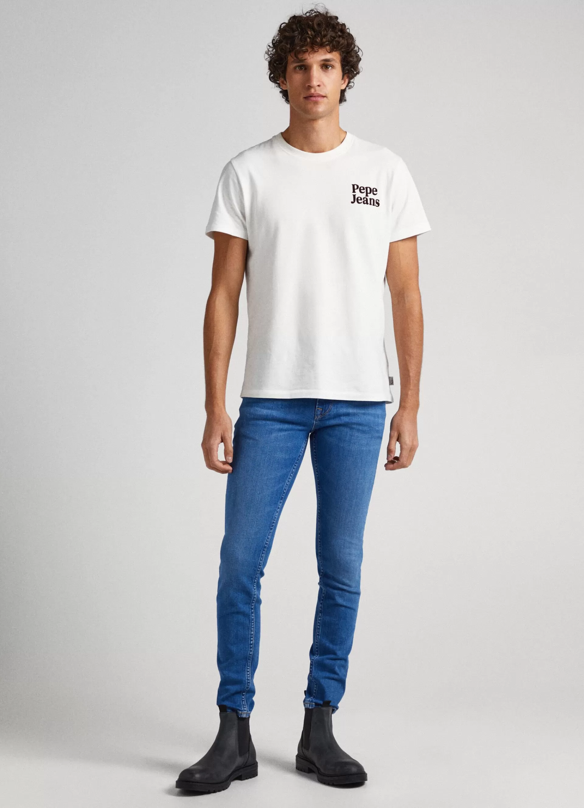 Skinny | Jeans*Men Pepe Jeans FINSBURY SKINNY FIT LOW-RISE JEANS Denim