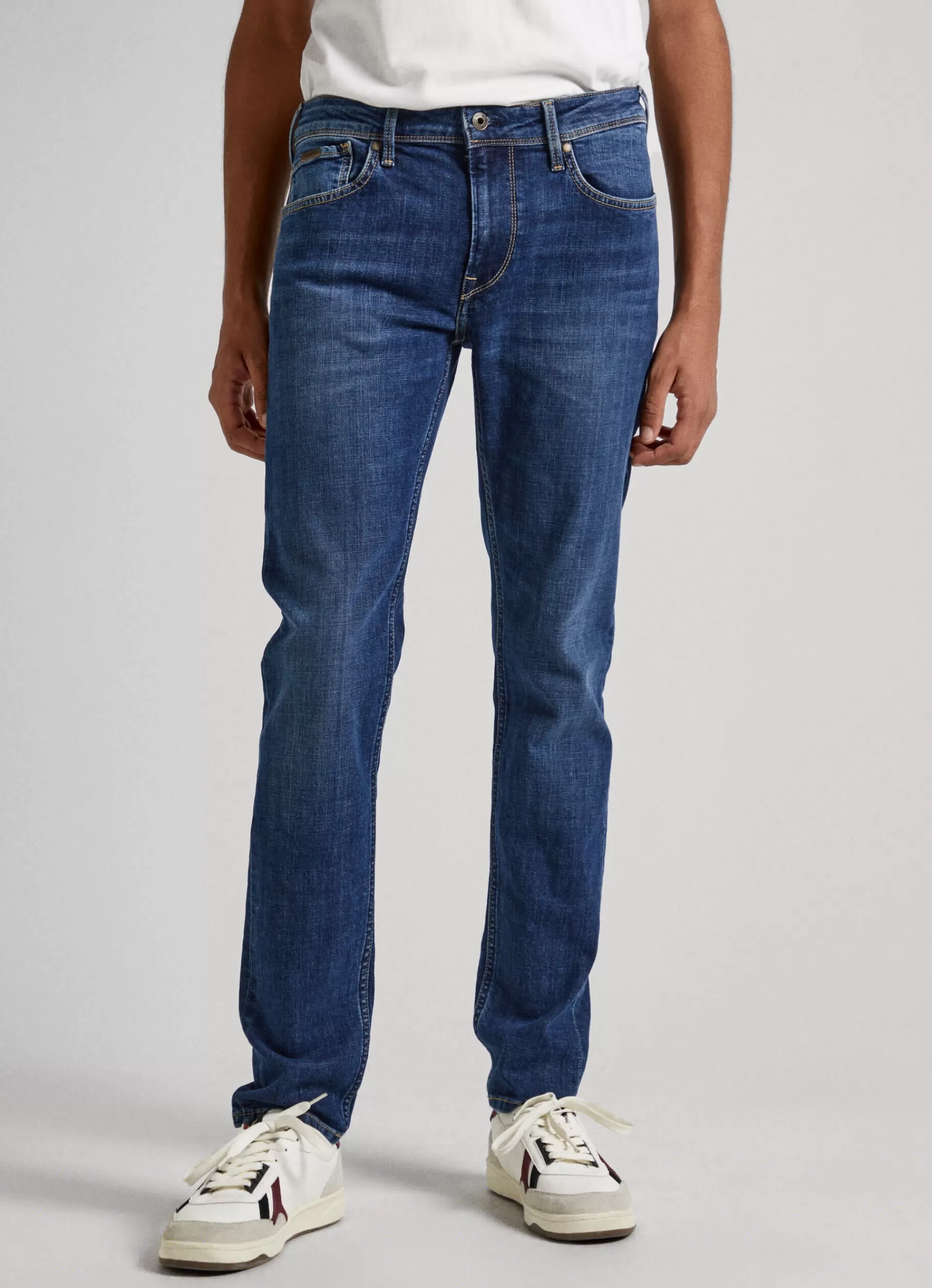 Skinny | Jeans*Men Pepe Jeans FINSBURY SKINNY FIT LOW-RISE JEANS Denim