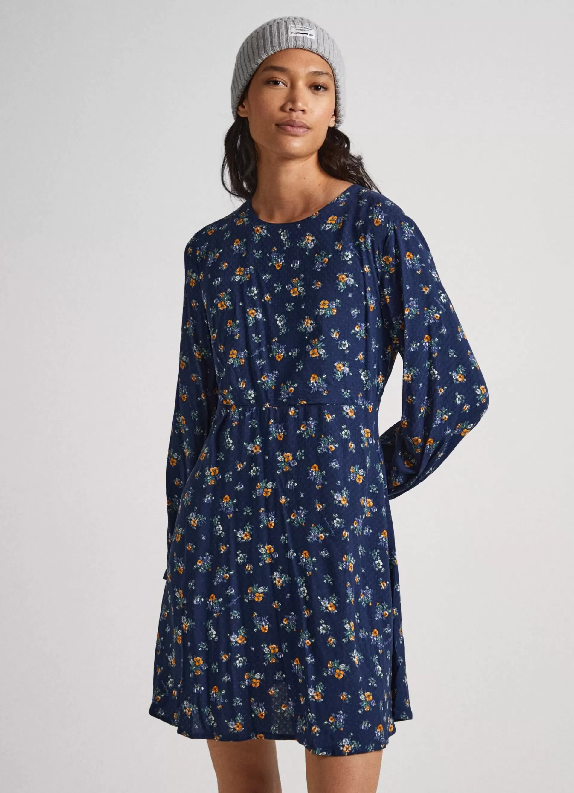 Dresses & Jumpsuits*Women Pepe Jeans FLORAL DOBBY DRESS Multi