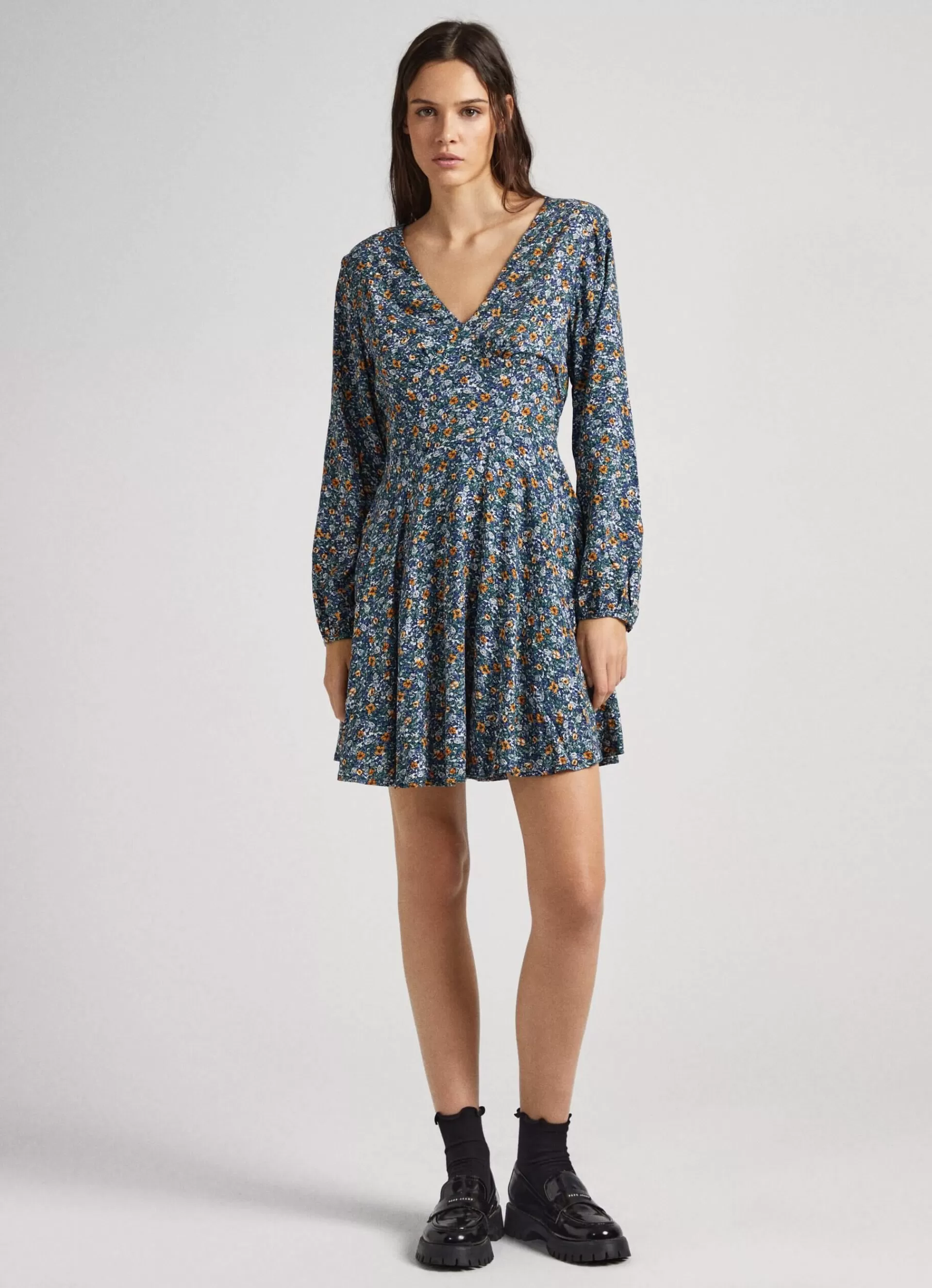 Dresses & Jumpsuits*Women Pepe Jeans FLORAL DOBBY DRESS Multi